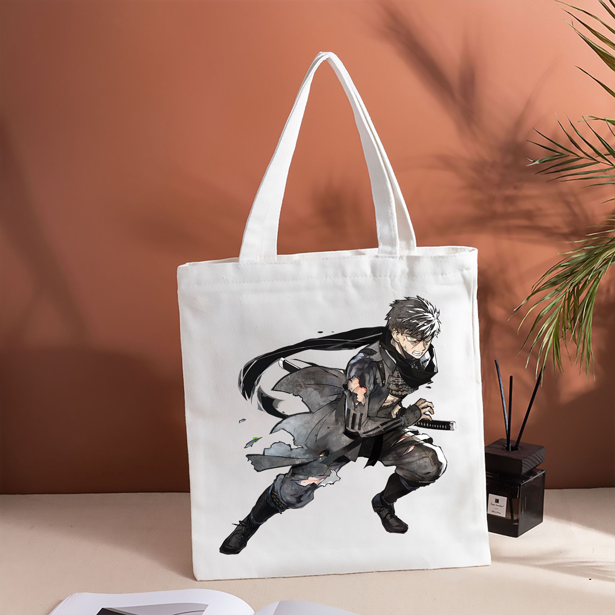 刀剣乱舞 Touken Ranbu 縦型キャンバス生地手提げバッグ　トートバッグ