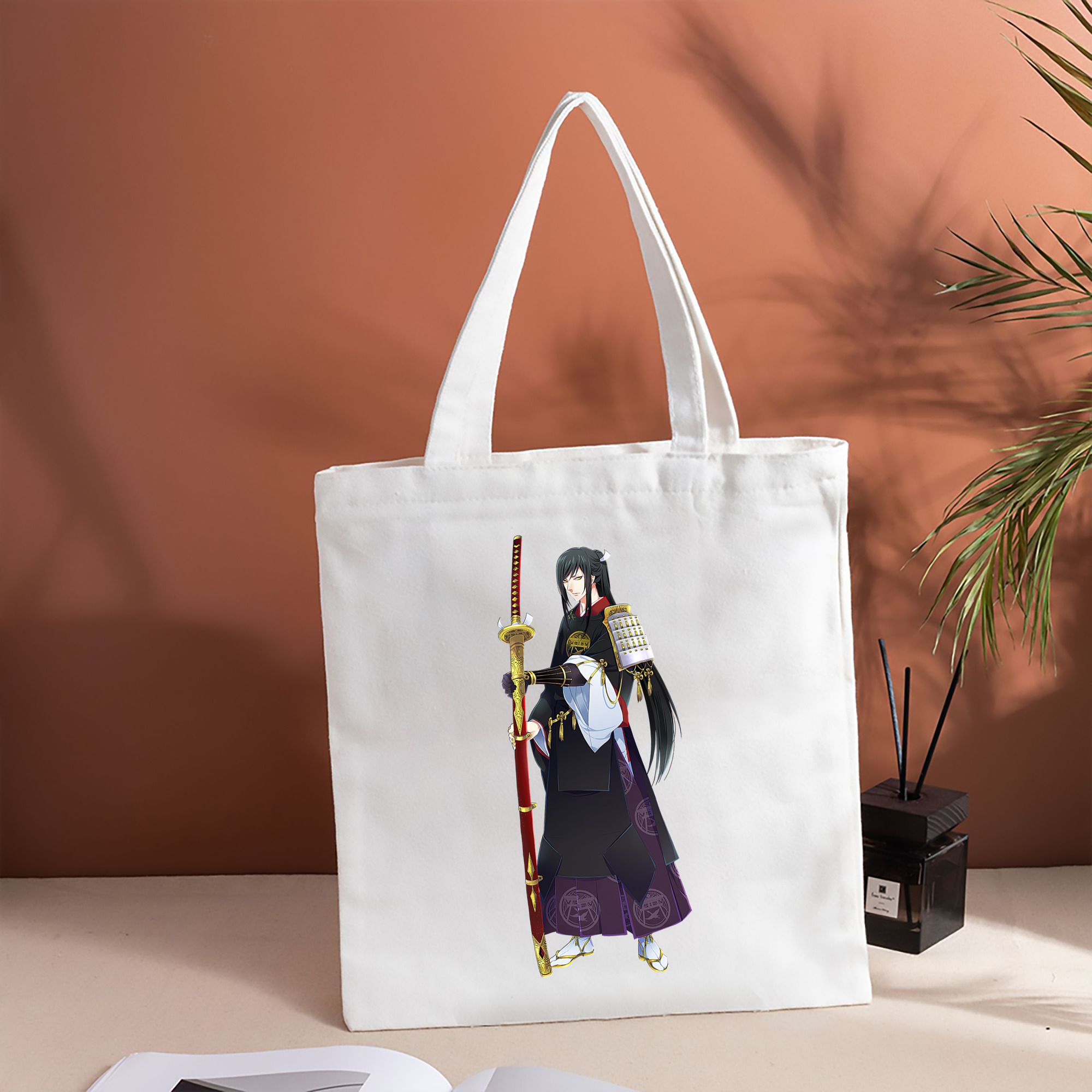 刀剣乱舞 Touken Ranbu 縦型キャンバス生地手提げバッグ　トートバッグ