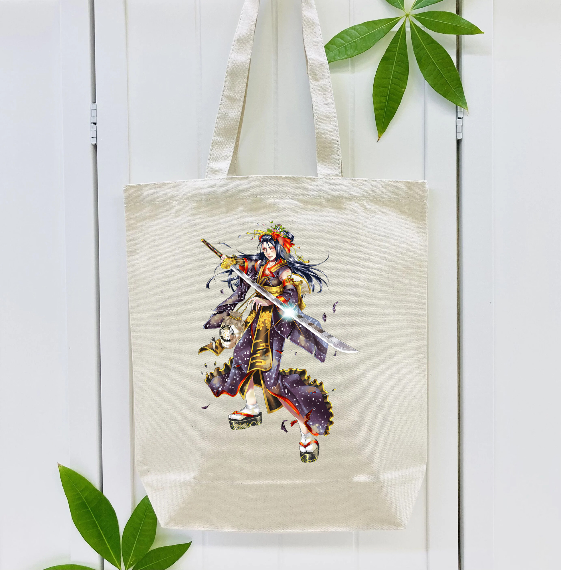 刀剣乱舞 Touken Ranbu 縦型キャンバス生地手提げバッグ　トートバッグ