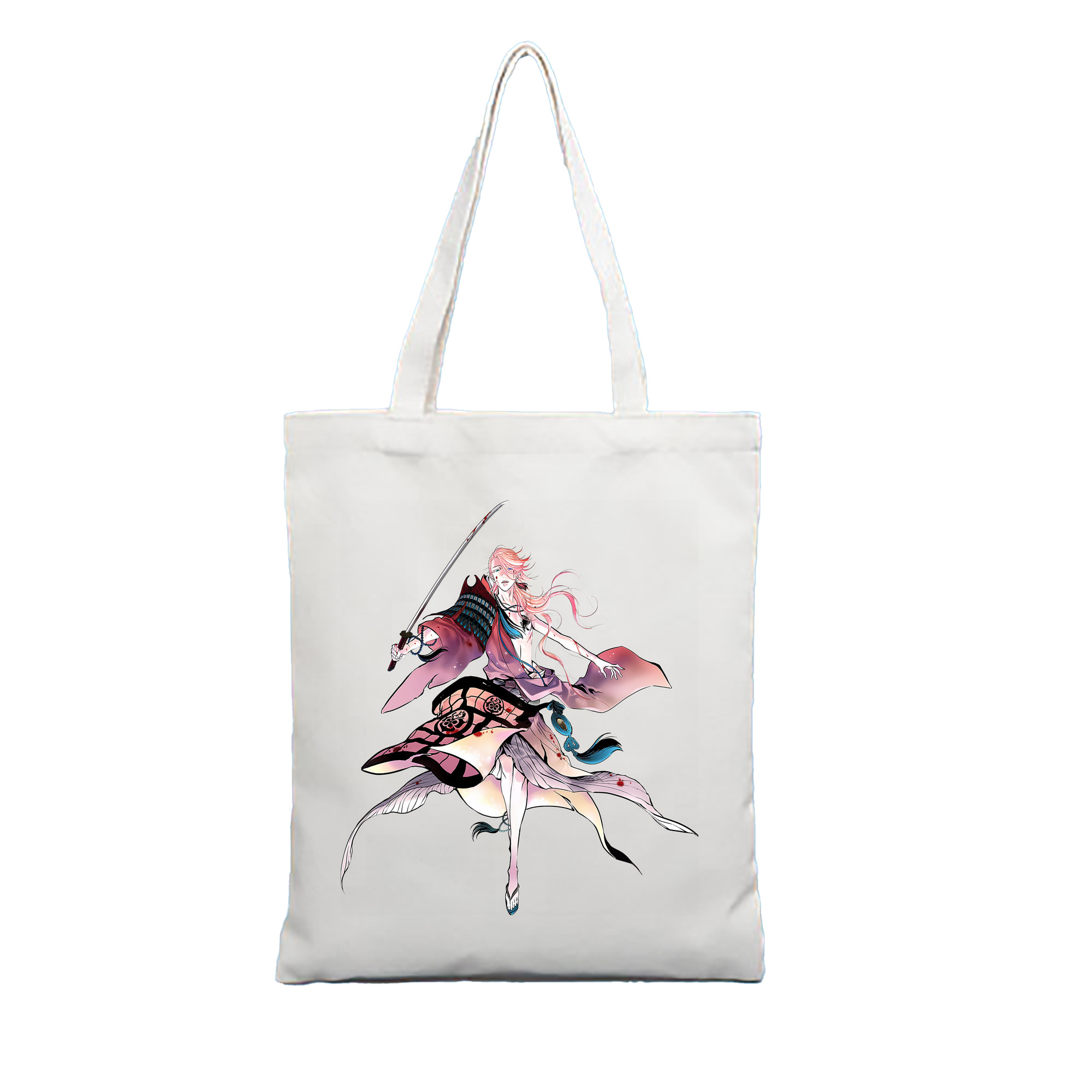 （画像用） 刀剣乱舞 Touken Ranbu 縦型キャンバス生地手提げバッグ　トートバッグ