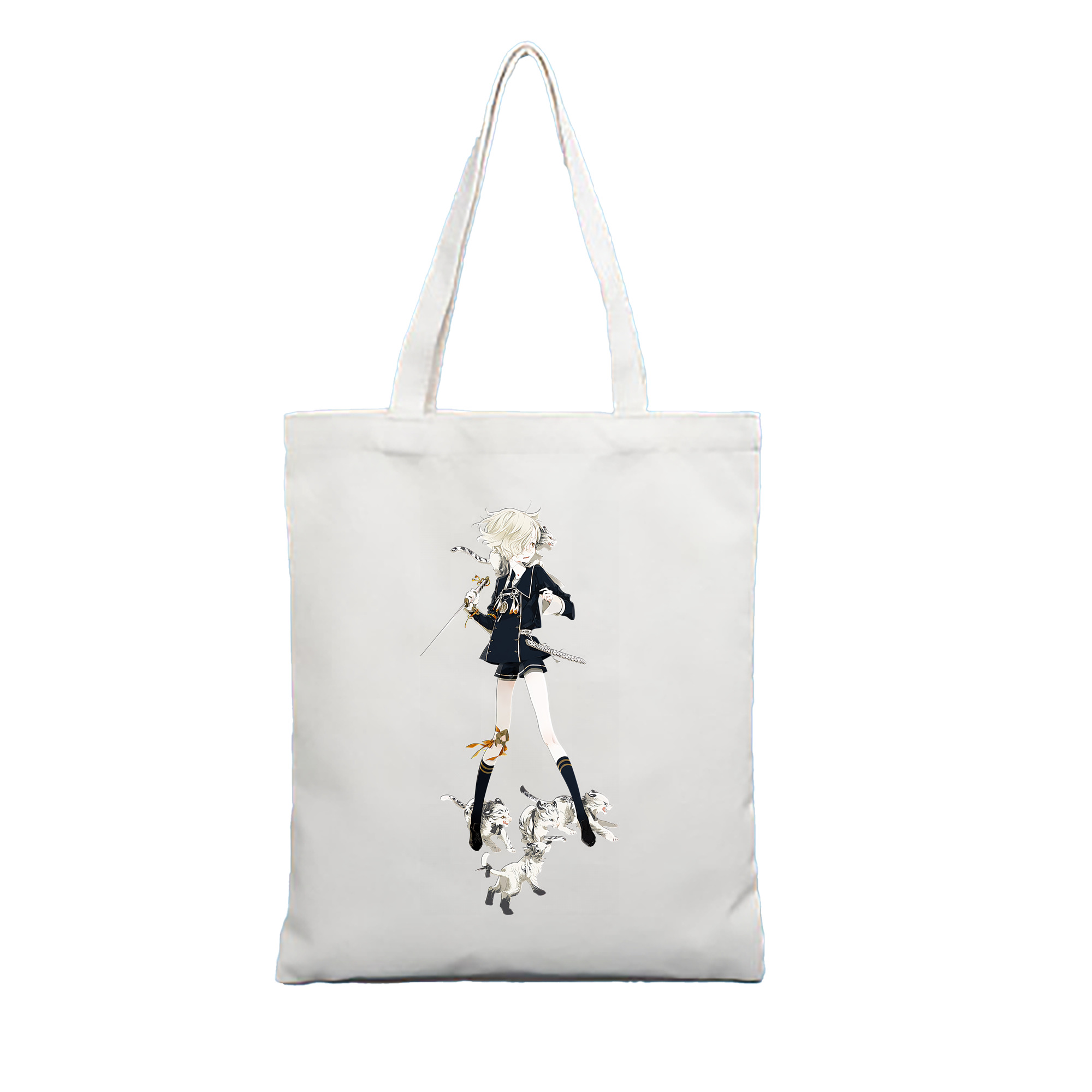 （画像用） 刀剣乱舞 Touken Ranbu 縦型キャンバス生地手提げバッグ　トートバッグ
