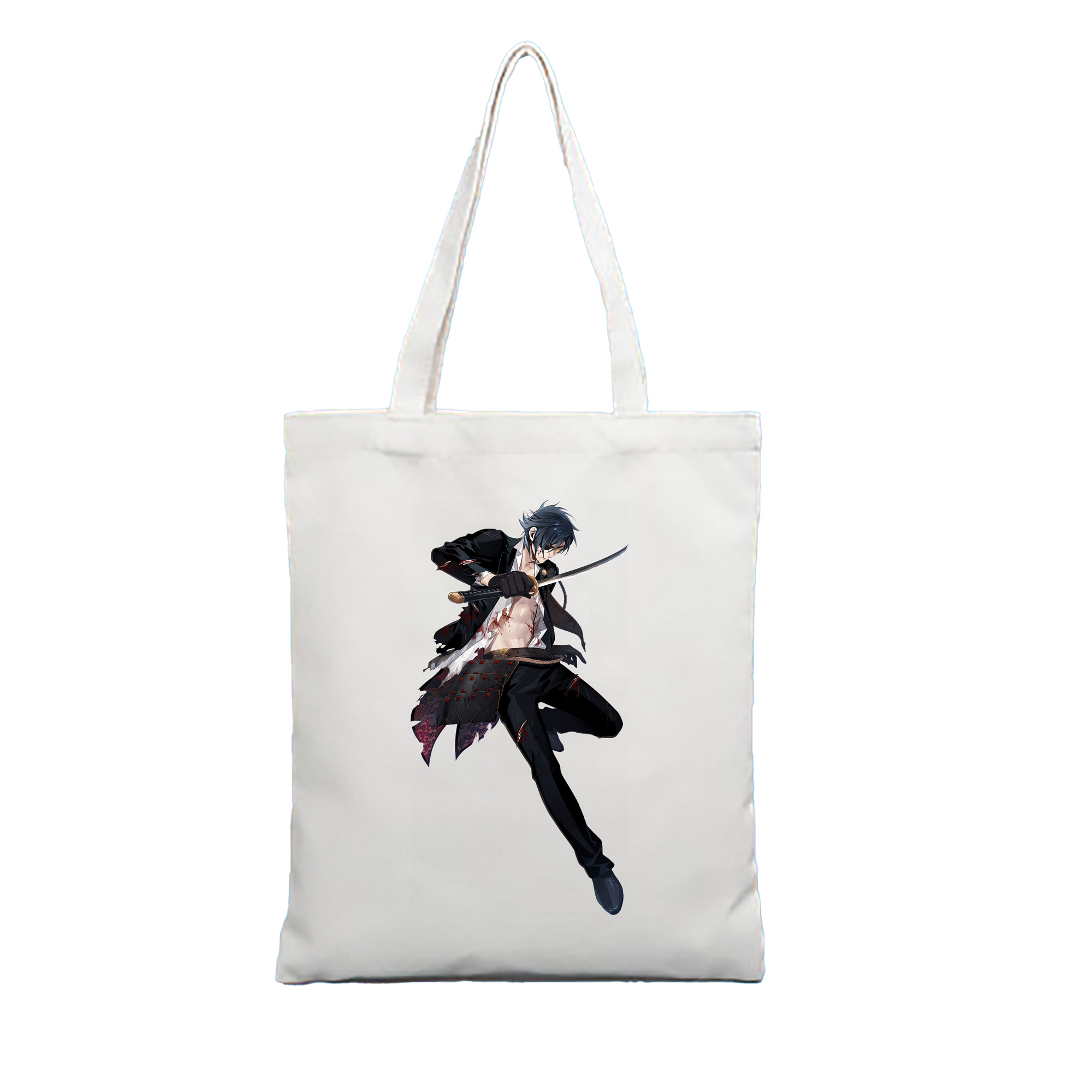 （画像用） 刀剣乱舞 Touken Ranbu 縦型キャンバス生地手提げバッグ　トートバッグ