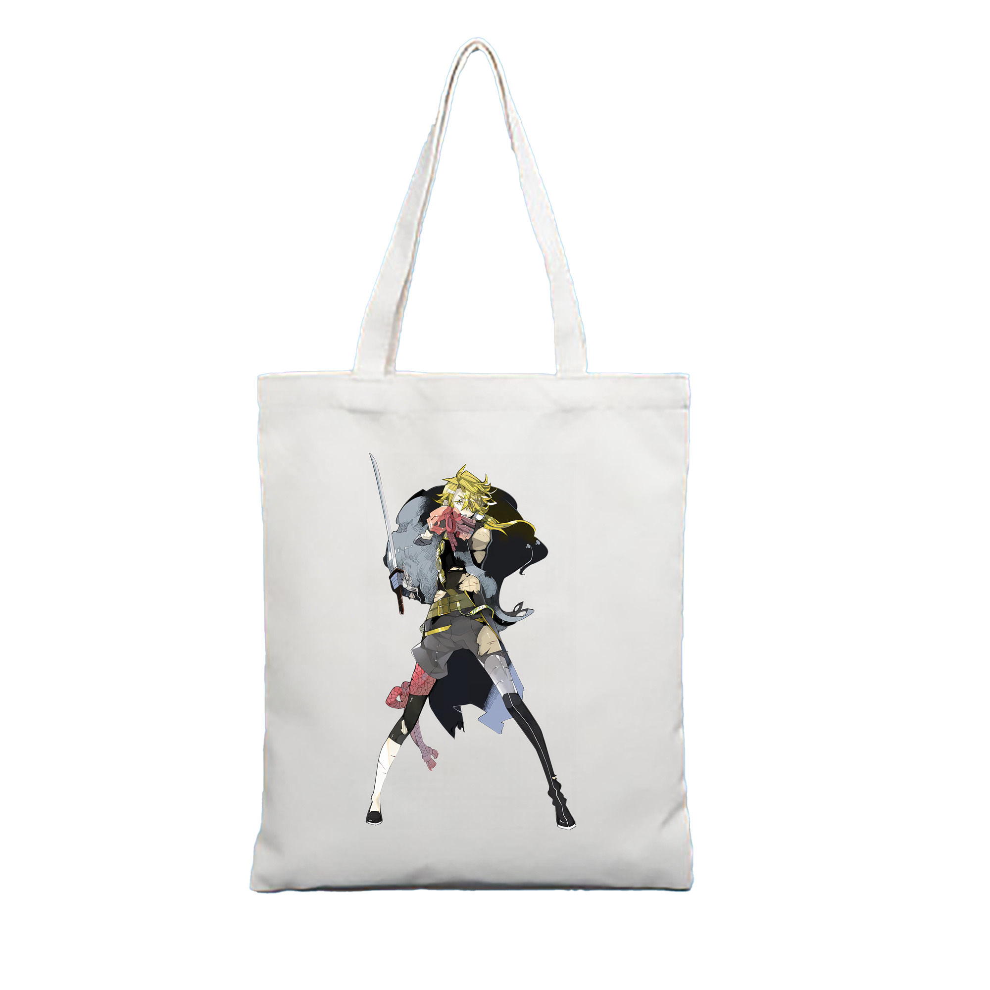 （画像用） 刀剣乱舞 Touken Ranbu 縦型キャンバス生地手提げバッグ　トートバッグ