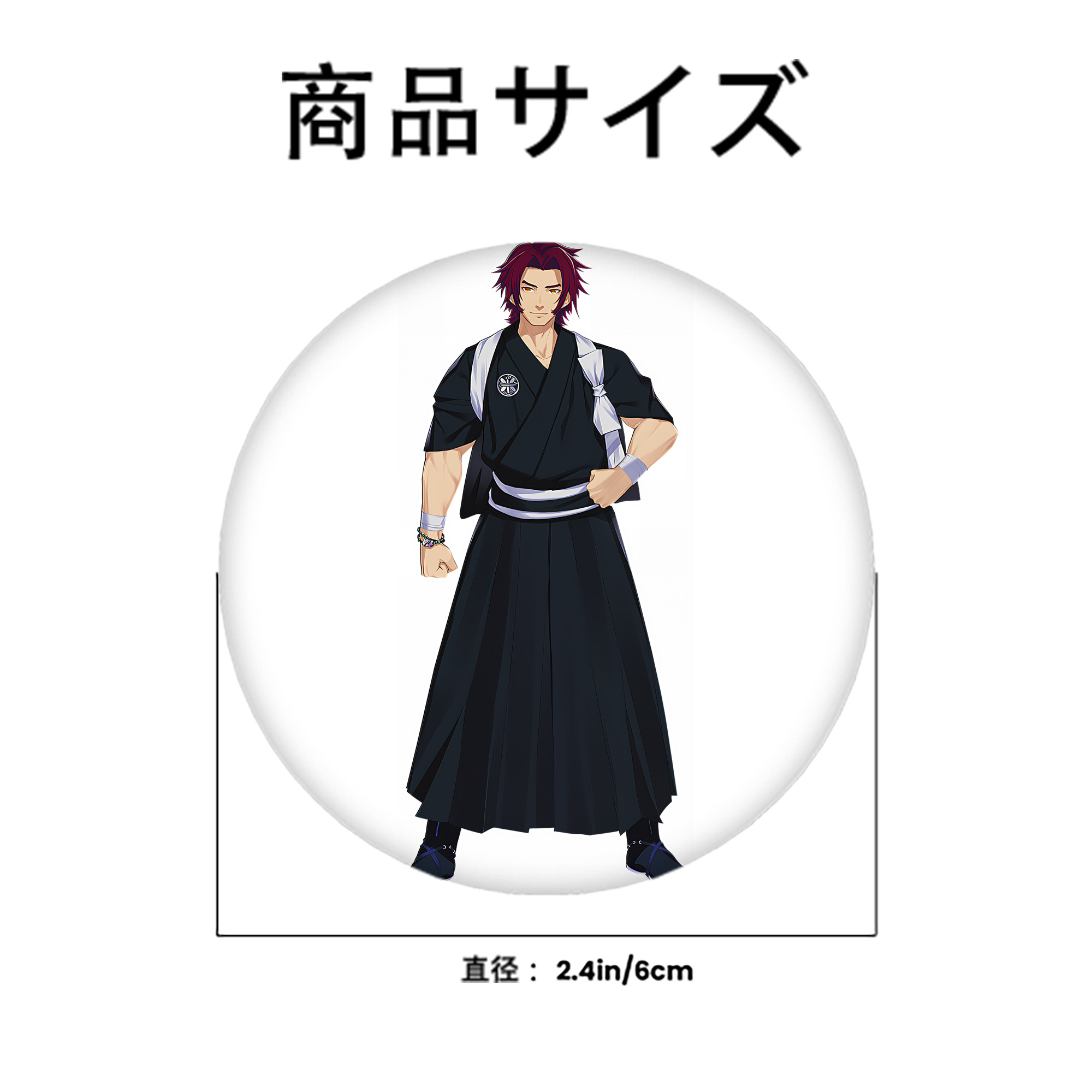 刀剣乱舞 Touken Ranbu 6cm 缶バッジ 複数セット