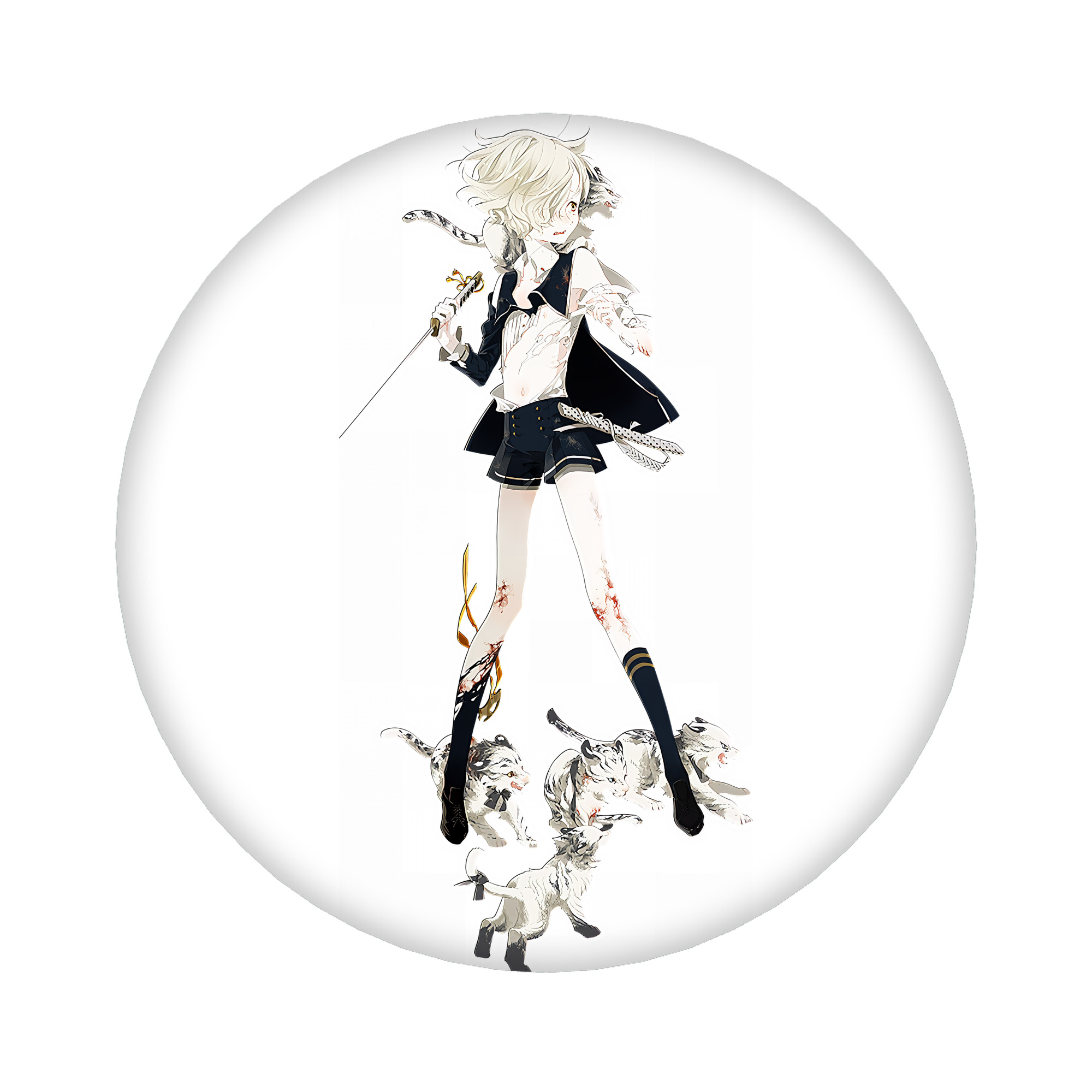 （画像用） 刀剣乱舞 Touken Ranbu 6cm 缶バッジ 複数セット