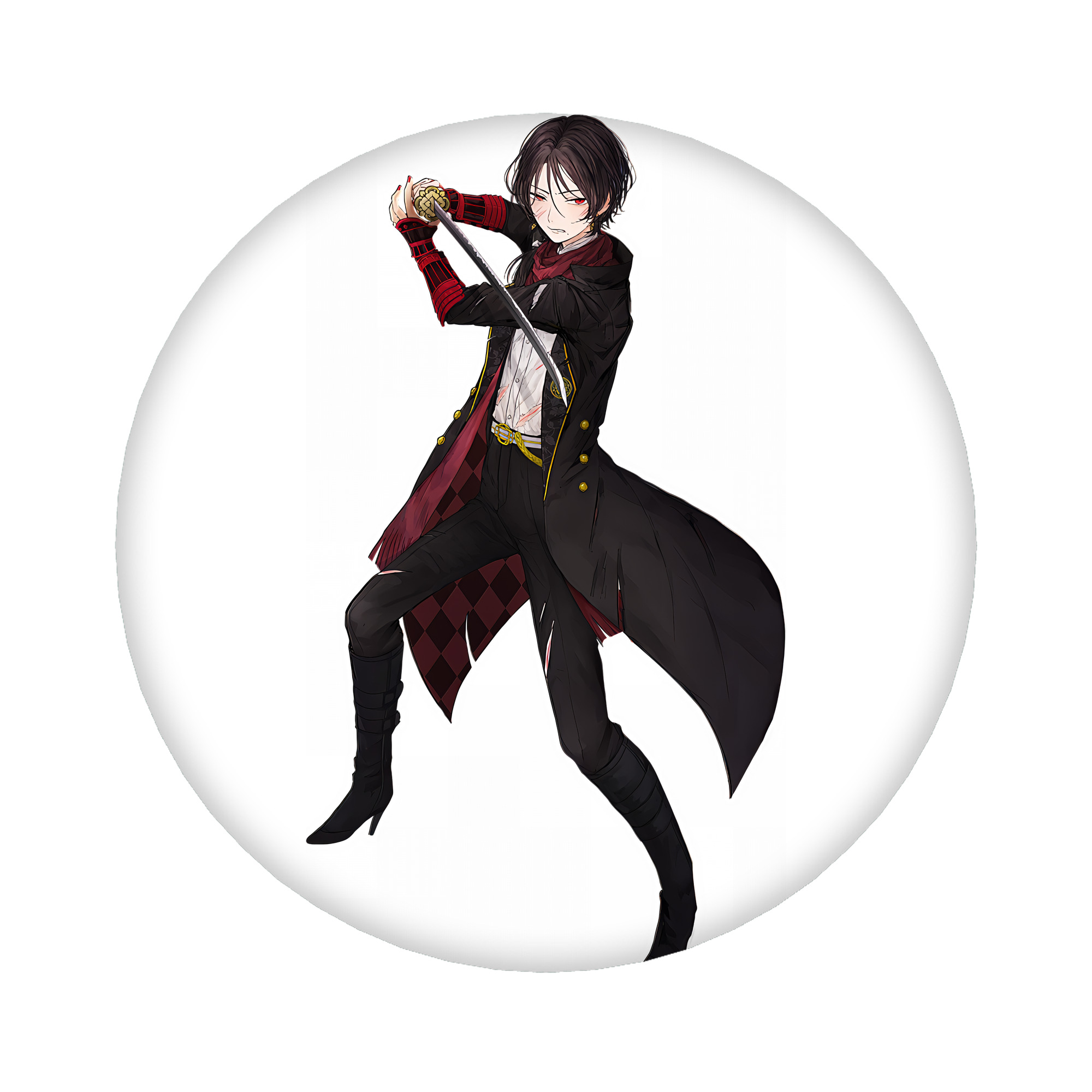 （画像用） 刀剣乱舞 Touken Ranbu 6cm 缶バッジ 複数セット