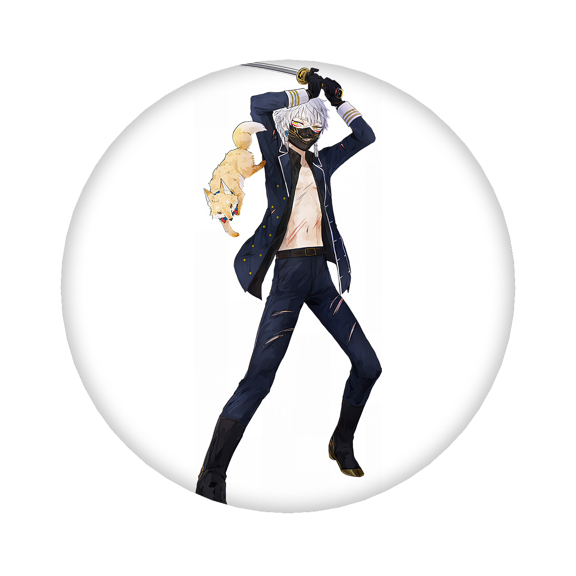 （画像用） 刀剣乱舞 Touken Ranbu 6cm 缶バッジ 複数セット