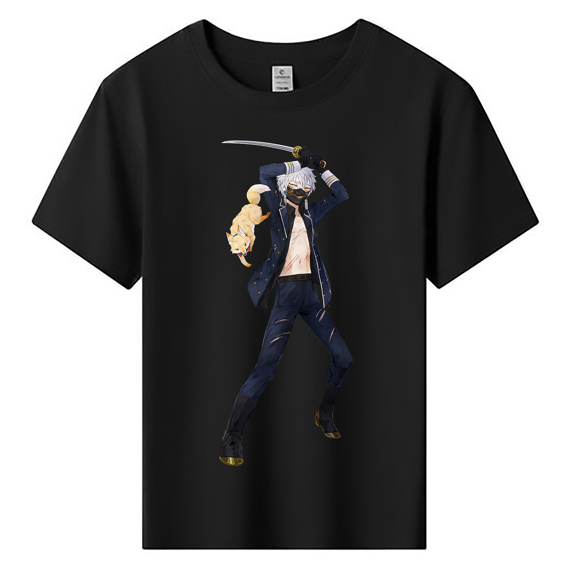 （画像用） 刀剣乱舞 Touken Ranbu 綿100％キッズTシャツ（フロントプリント）
