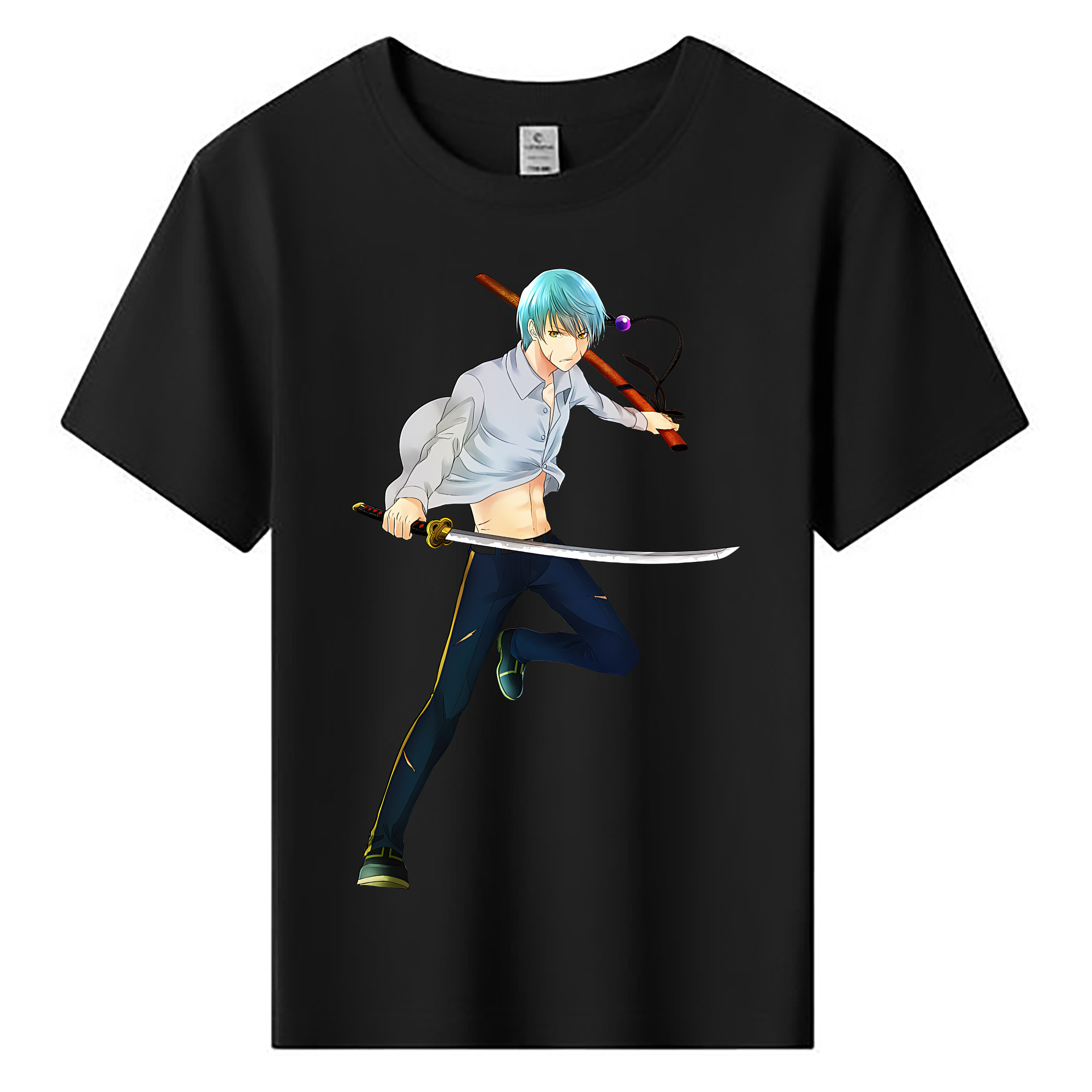 （画像用） 刀剣乱舞 Touken Ranbu 綿100％キッズTシャツ（フロントプリント）