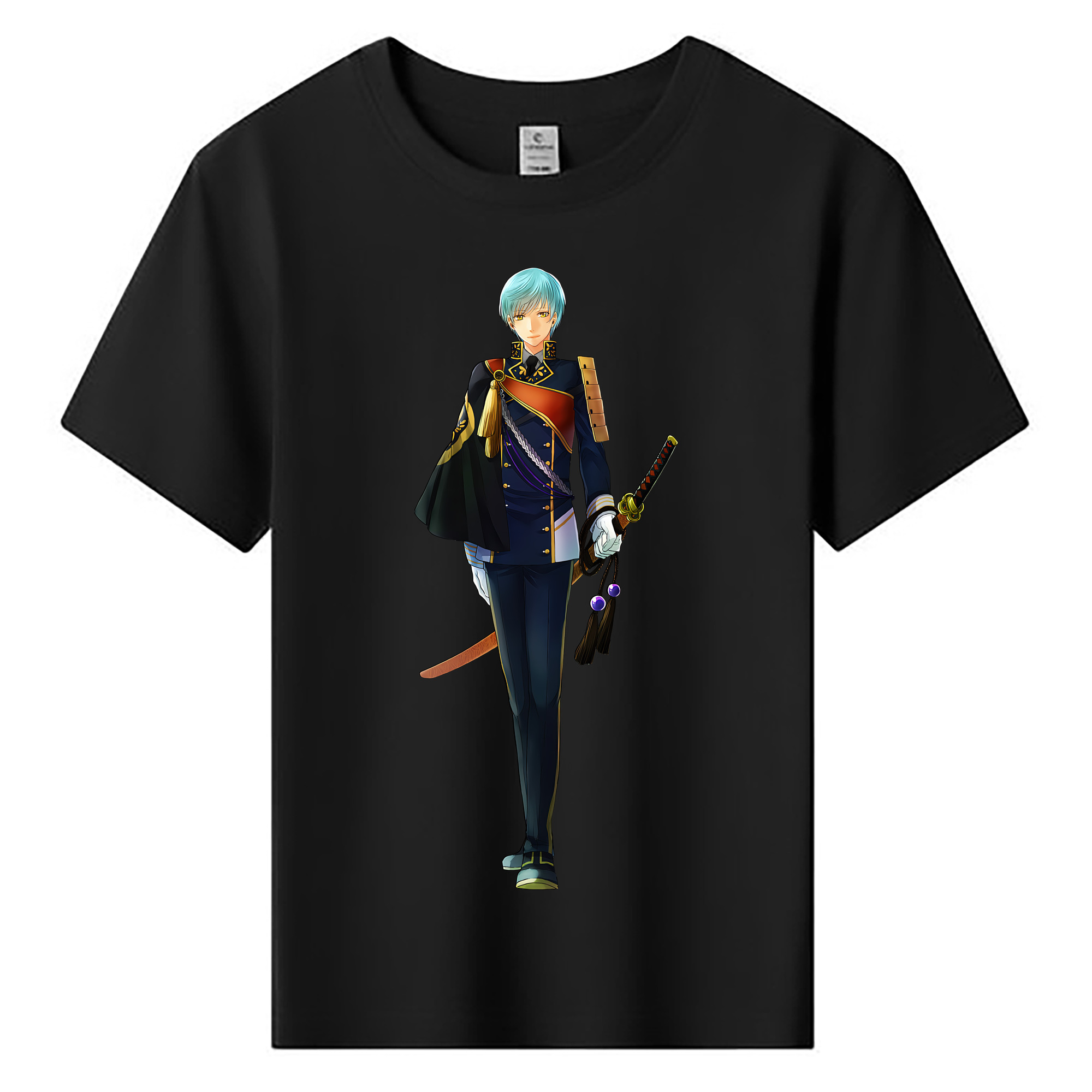 （画像用） 刀剣乱舞 Touken Ranbu 綿100％キッズTシャツ（フロントプリント）