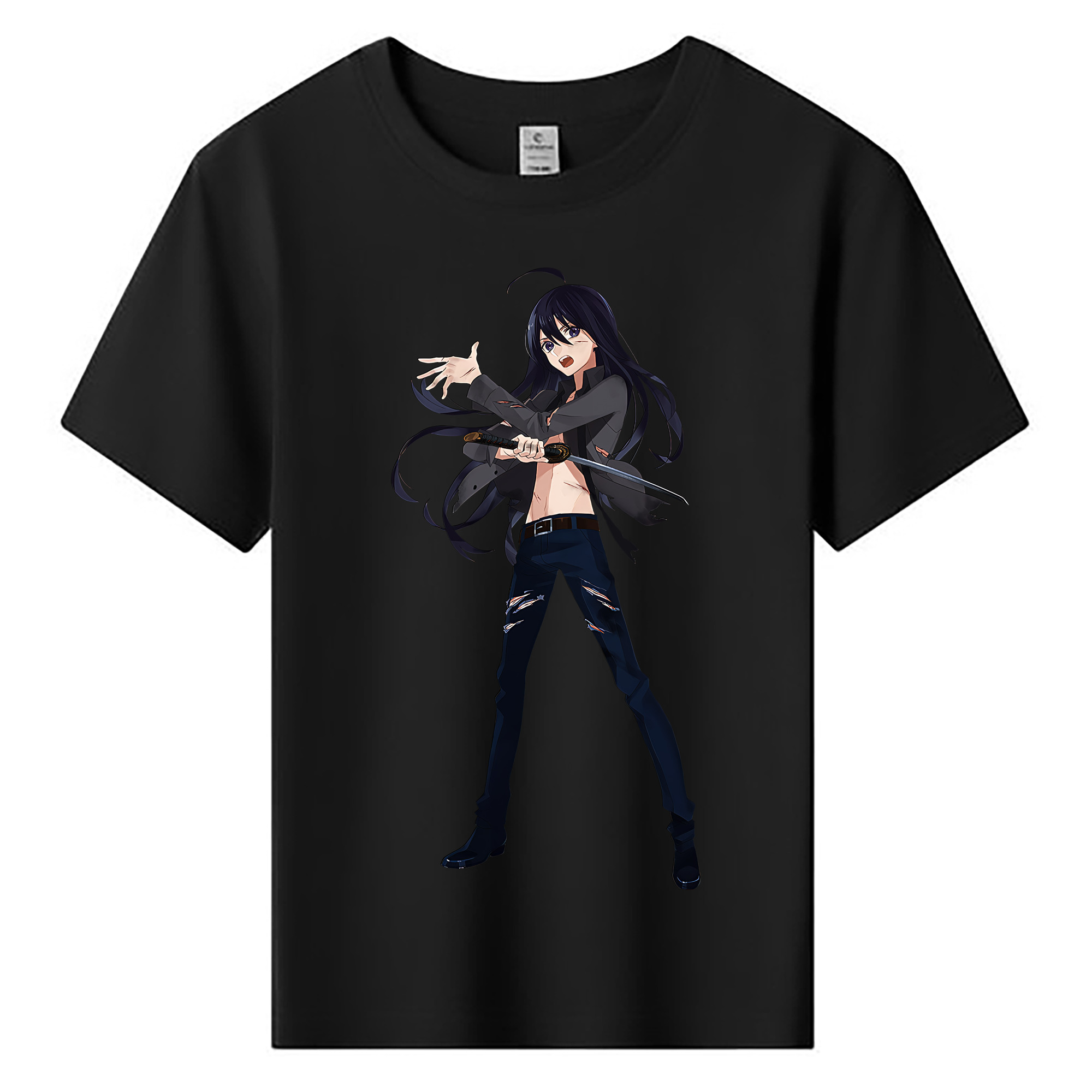 （画像用） 刀剣乱舞 Touken Ranbu 綿100％キッズTシャツ（フロントプリント）