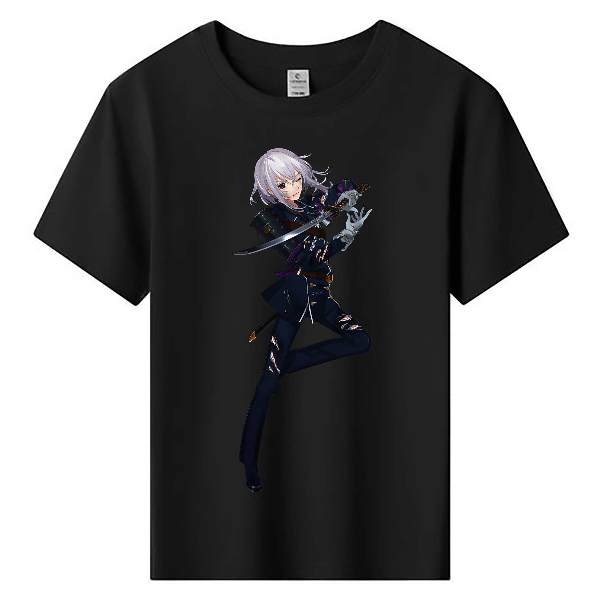 （画像用） 刀剣乱舞 Touken Ranbu 綿100％キッズTシャツ（フロントプリント）