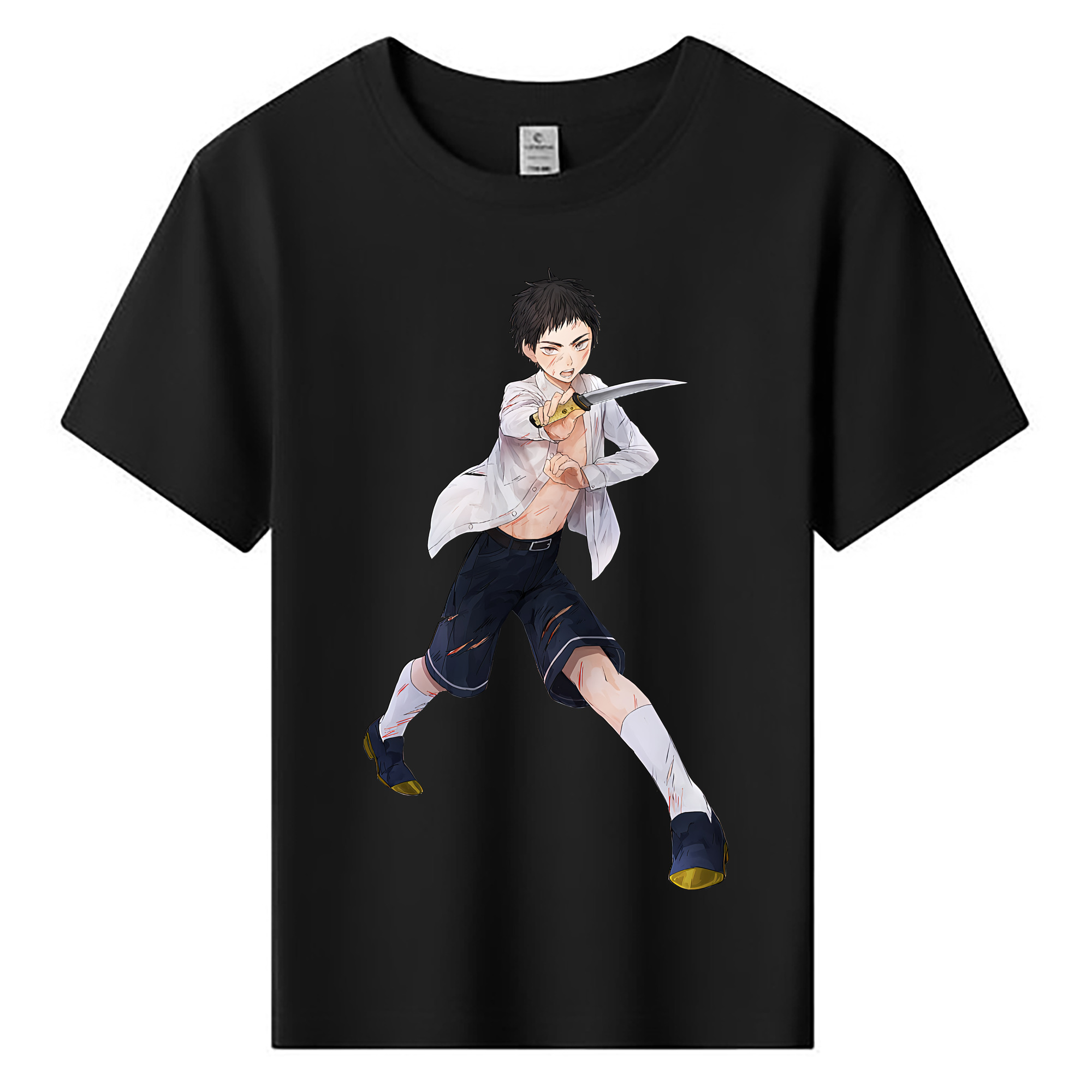 （画像用） 刀剣乱舞 Touken Ranbu 綿100％キッズTシャツ（フロントプリント）