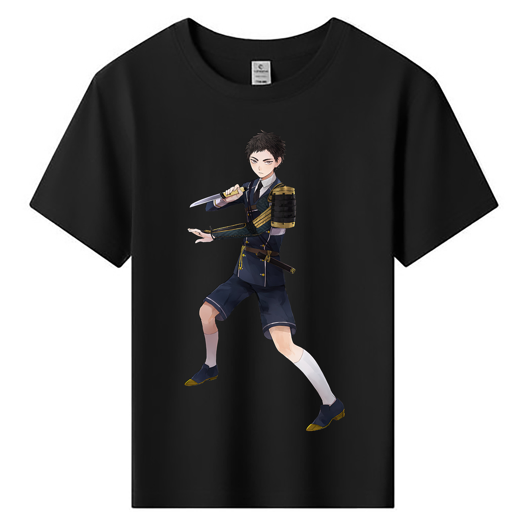 （画像用） 刀剣乱舞 Touken Ranbu 綿100％キッズTシャツ（フロントプリント）