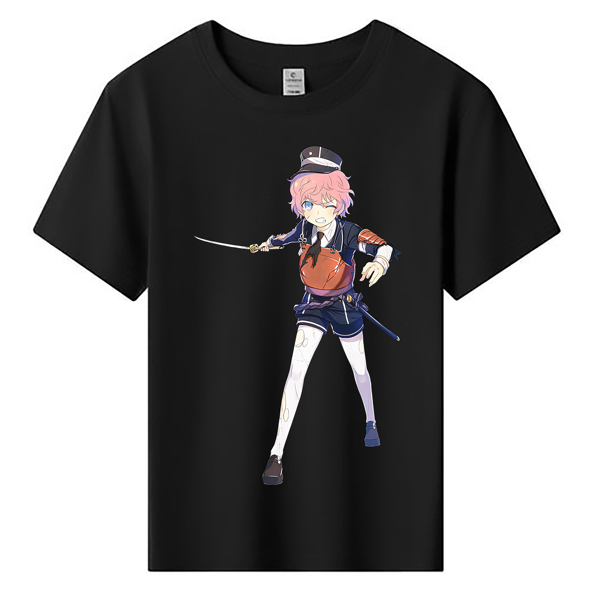 （画像用） 刀剣乱舞 Touken Ranbu 綿100％キッズTシャツ（フロントプリント）