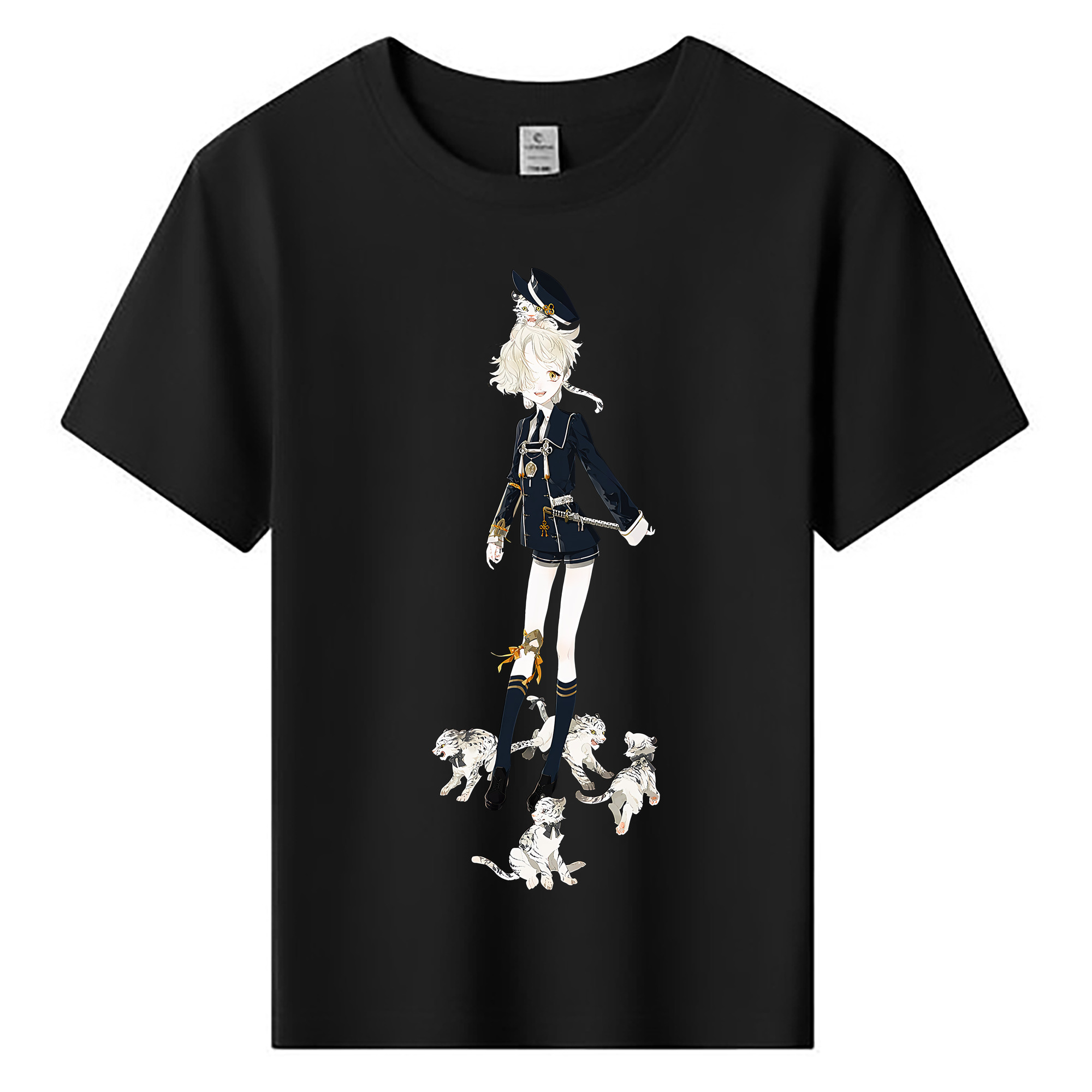 （画像用） 刀剣乱舞 Touken Ranbu 綿100％キッズTシャツ（フロントプリント）