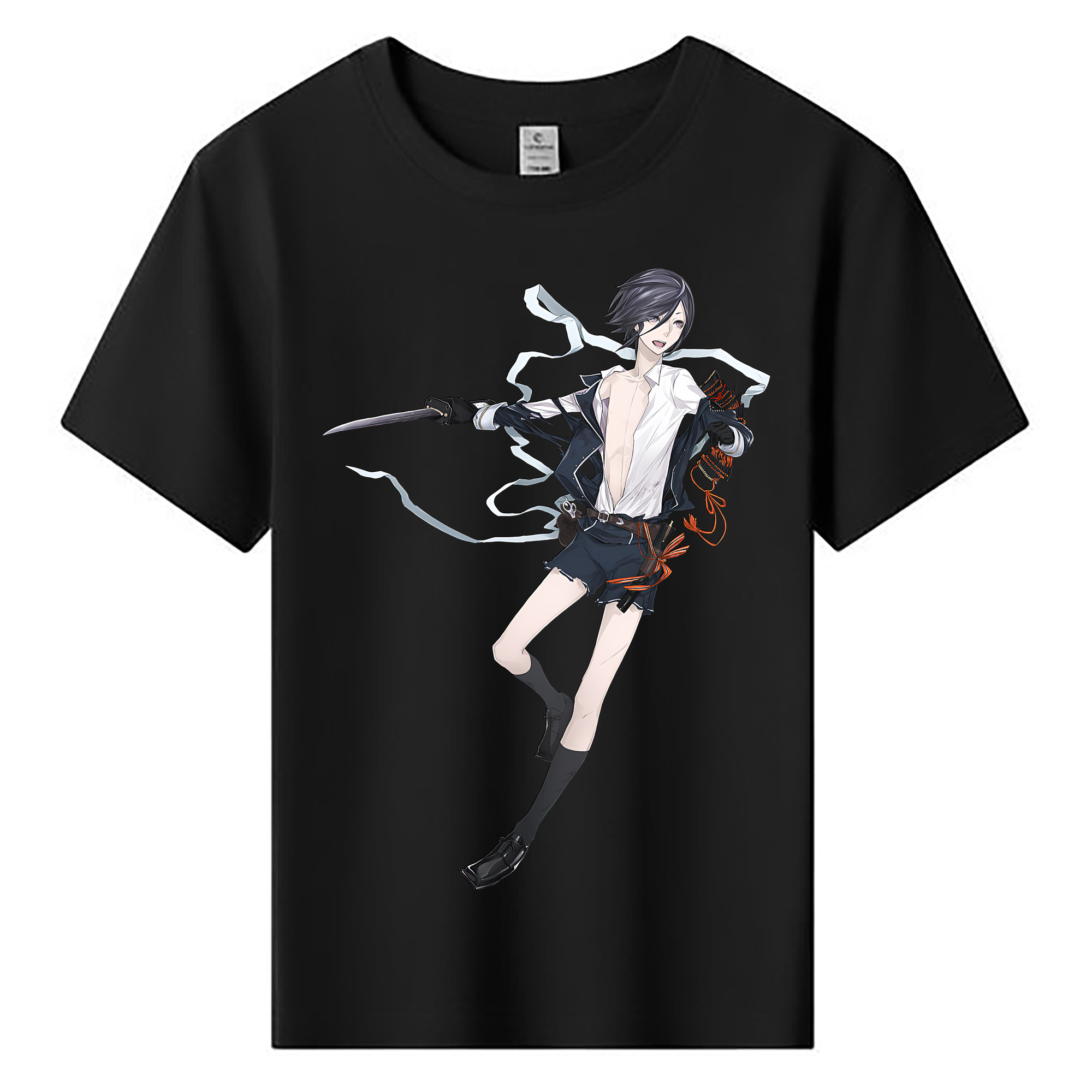 （画像用） 刀剣乱舞 Touken Ranbu 綿100％キッズTシャツ（フロントプリント）