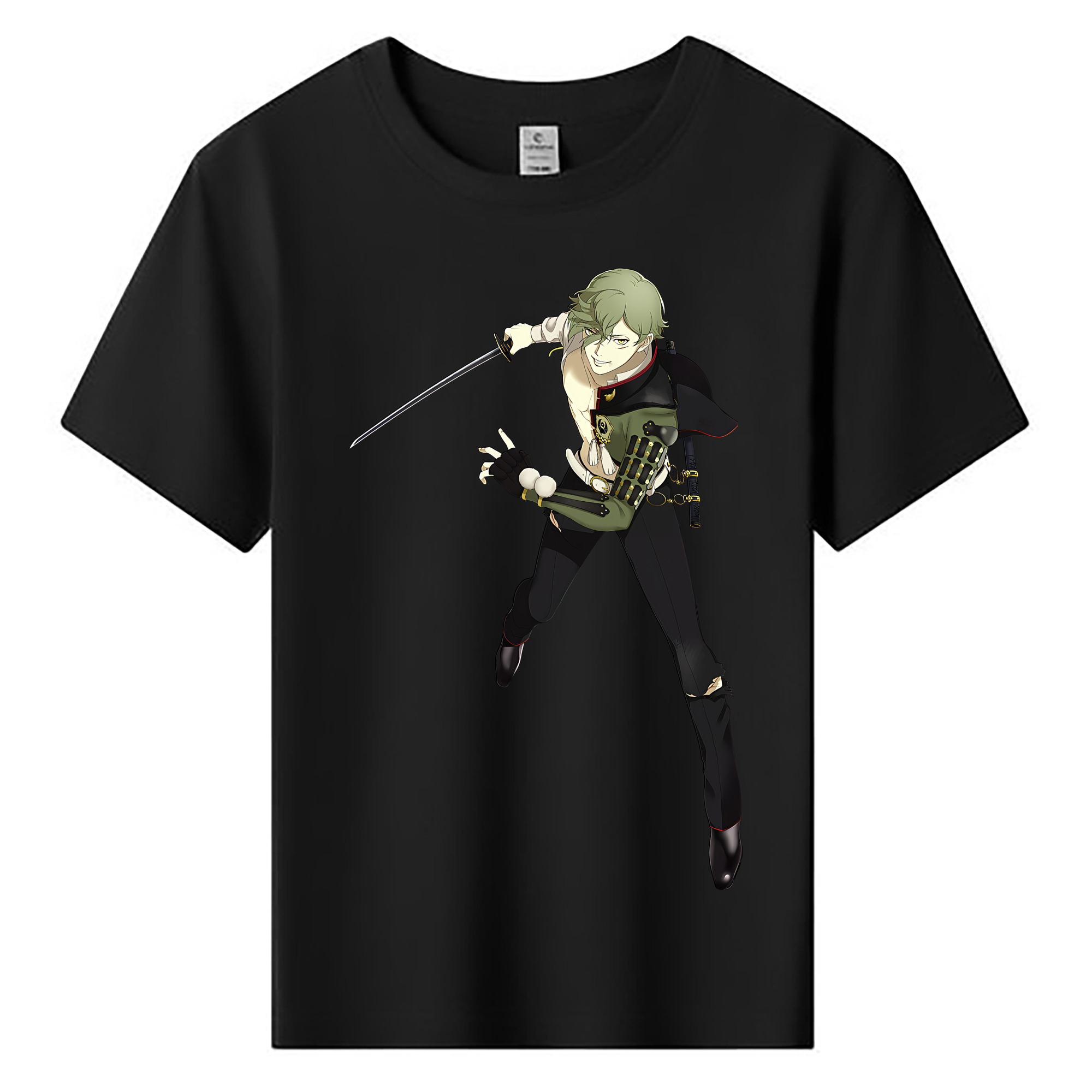 （画像用） 刀剣乱舞 Touken Ranbu 綿100％キッズTシャツ（フロントプリント）