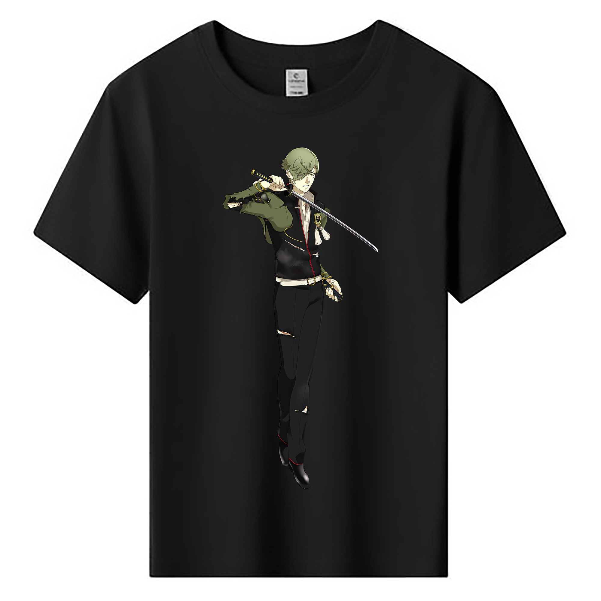 （画像用） 刀剣乱舞 Touken Ranbu 綿100％キッズTシャツ（フロントプリント）