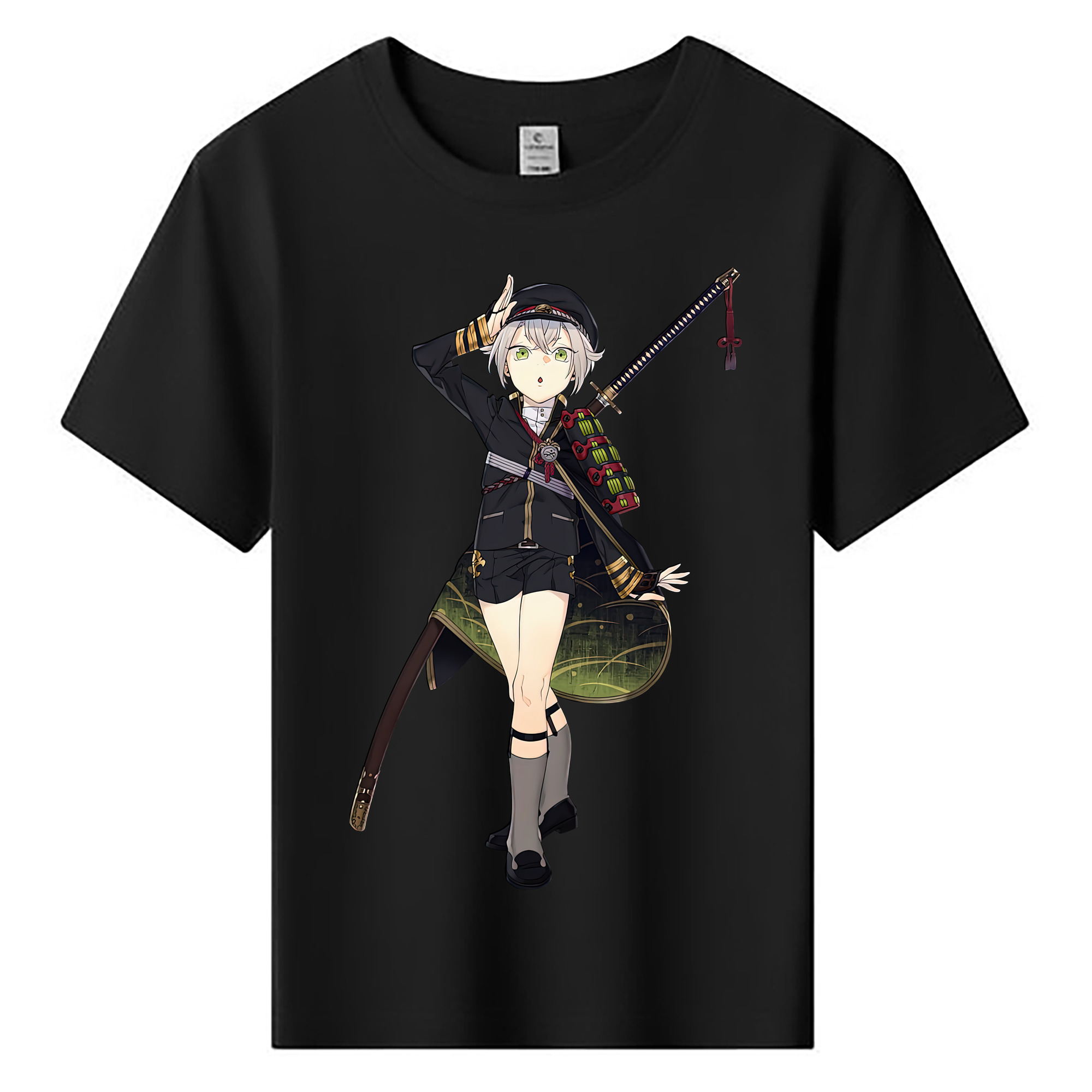 （画像用） 刀剣乱舞 Touken Ranbu 綿100％キッズTシャツ（フロントプリント）