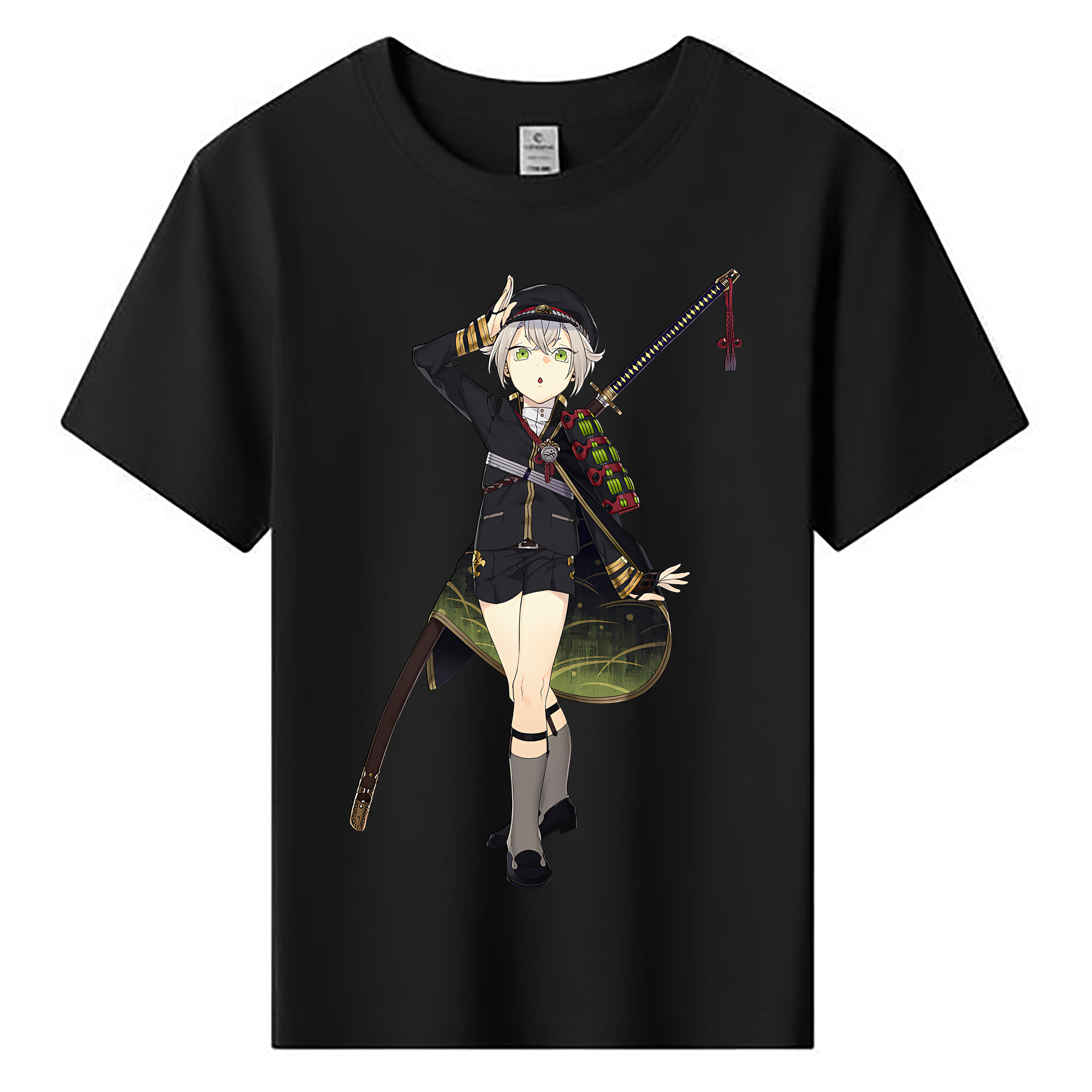 （画像用） 刀剣乱舞 Touken Ranbu 綿100％キッズTシャツ（フロントプリント）