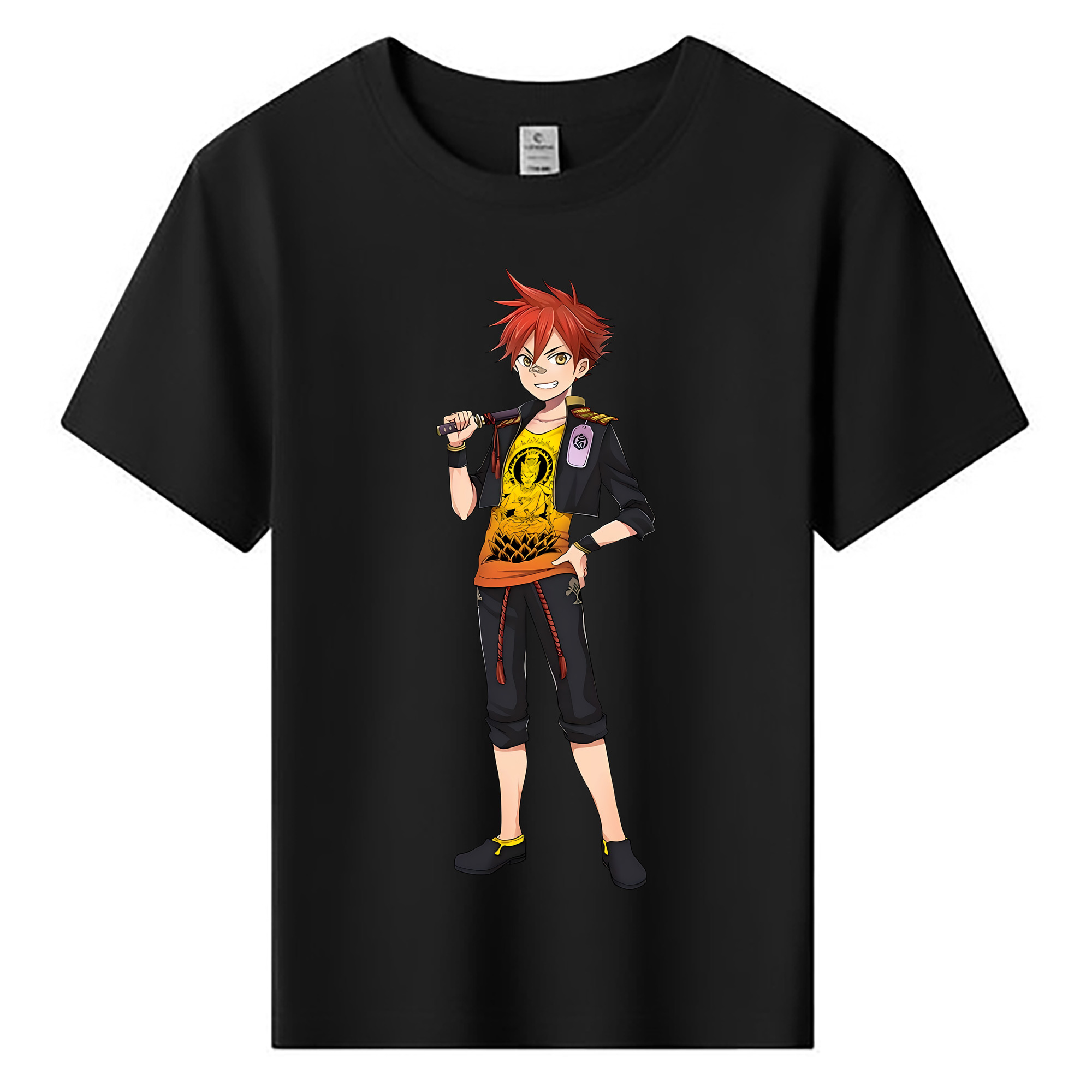 （画像用） 刀剣乱舞 Touken Ranbu 綿100％キッズTシャツ（フロントプリント）