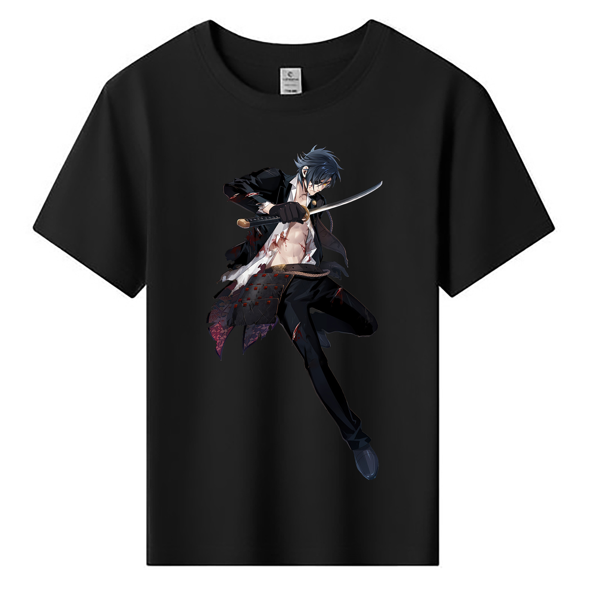 （画像用） 刀剣乱舞 Touken Ranbu 綿100％キッズTシャツ（フロントプリント）