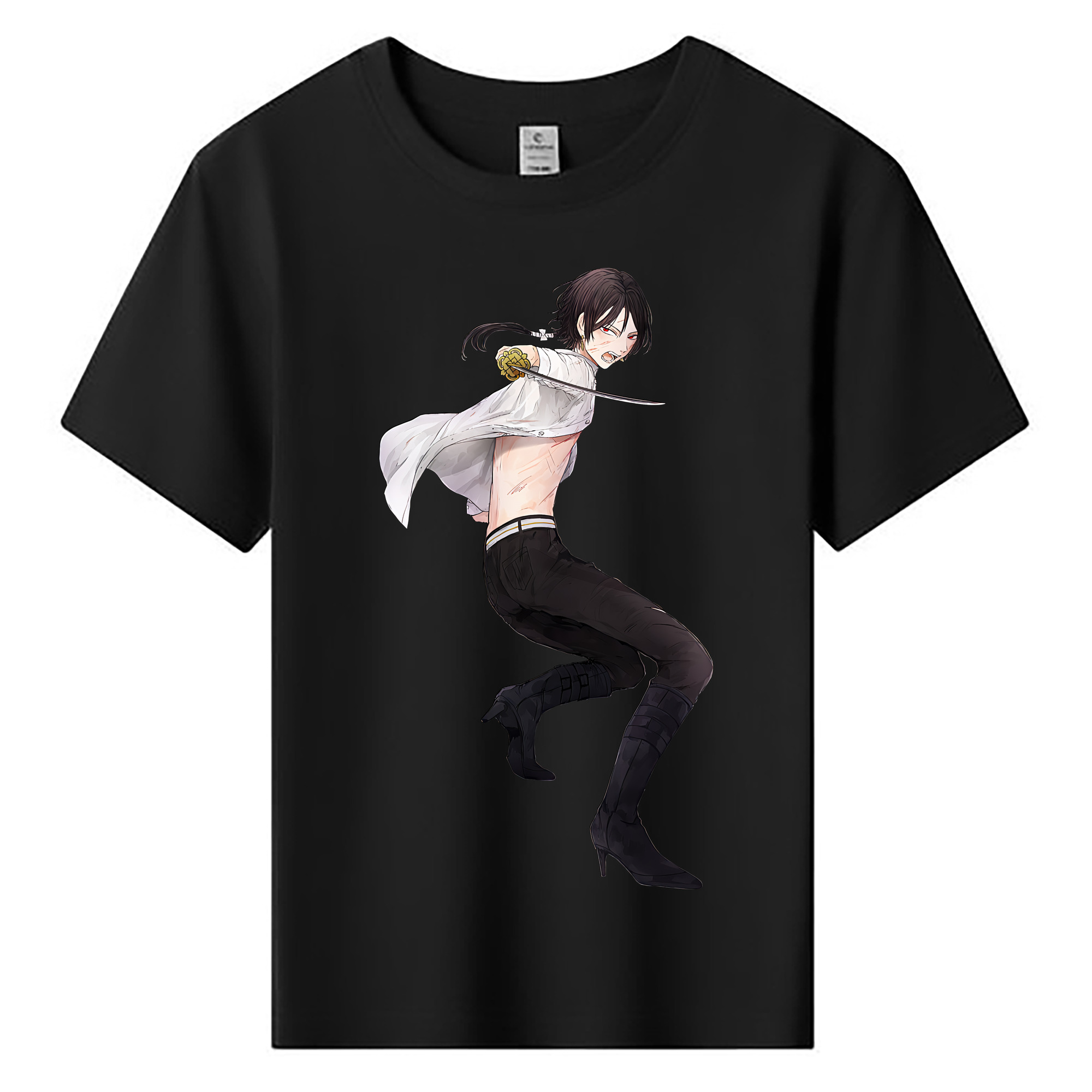 （画像用） 刀剣乱舞 Touken Ranbu 綿100％キッズTシャツ（フロントプリント）