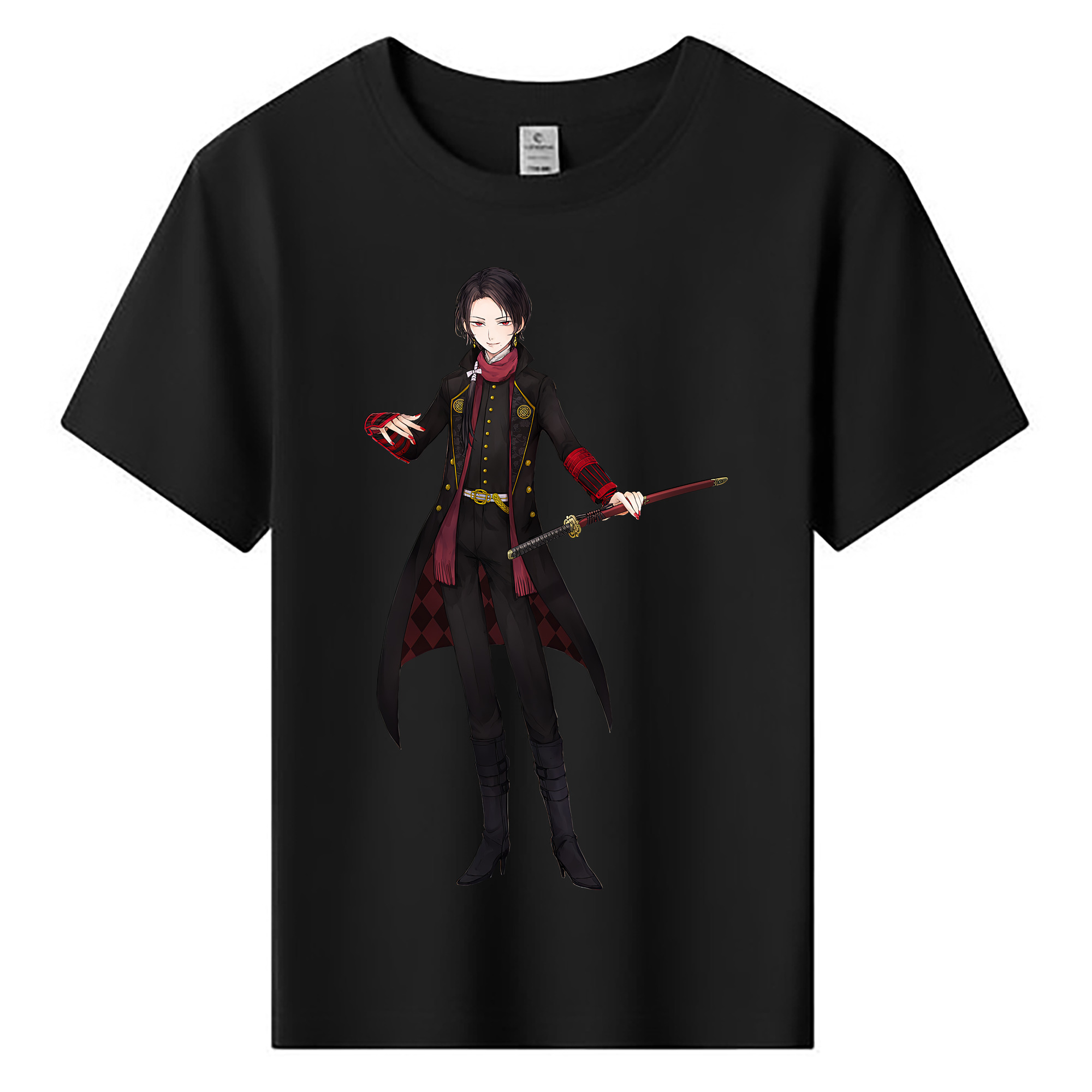 （画像用） 刀剣乱舞 Touken Ranbu 綿100％キッズTシャツ（フロントプリント）