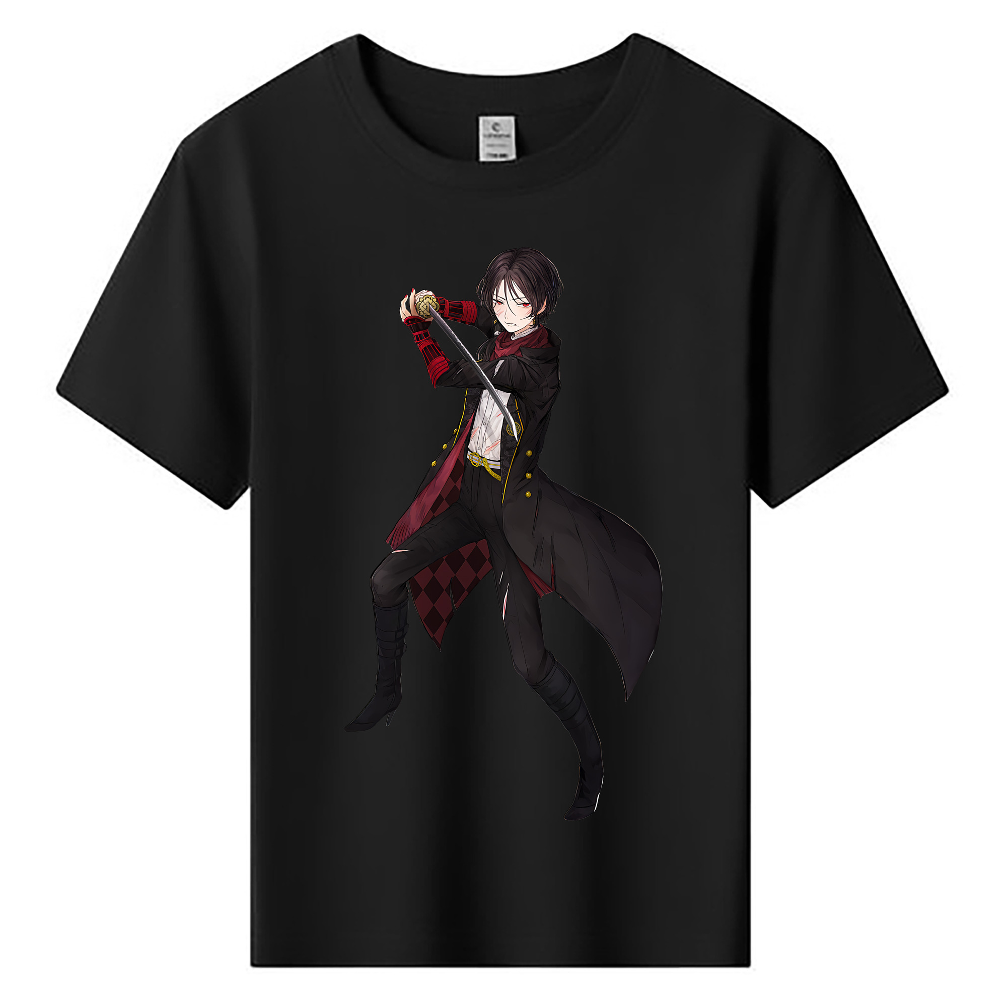 （画像用） 刀剣乱舞 Touken Ranbu 綿100％キッズTシャツ（フロントプリント）