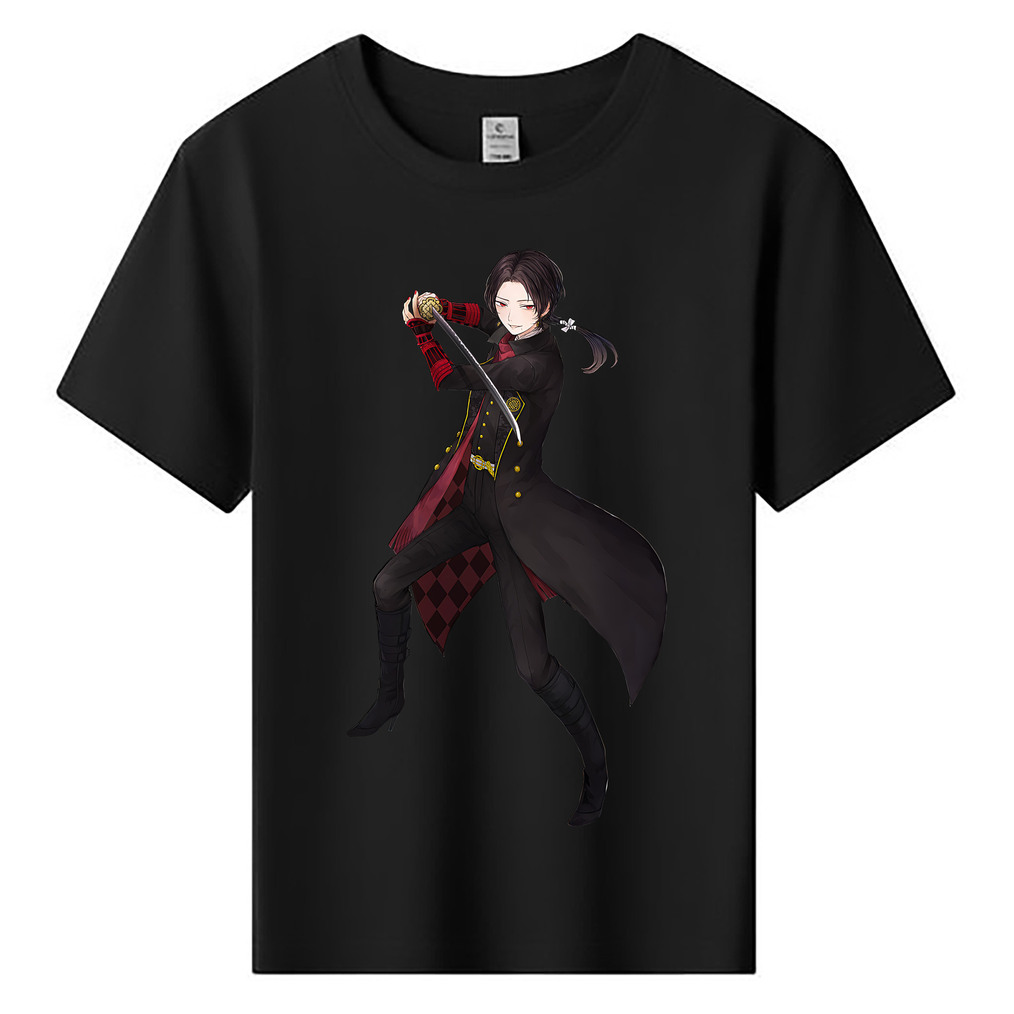 （画像用） 刀剣乱舞 Touken Ranbu 綿100％キッズTシャツ（フロントプリント）
