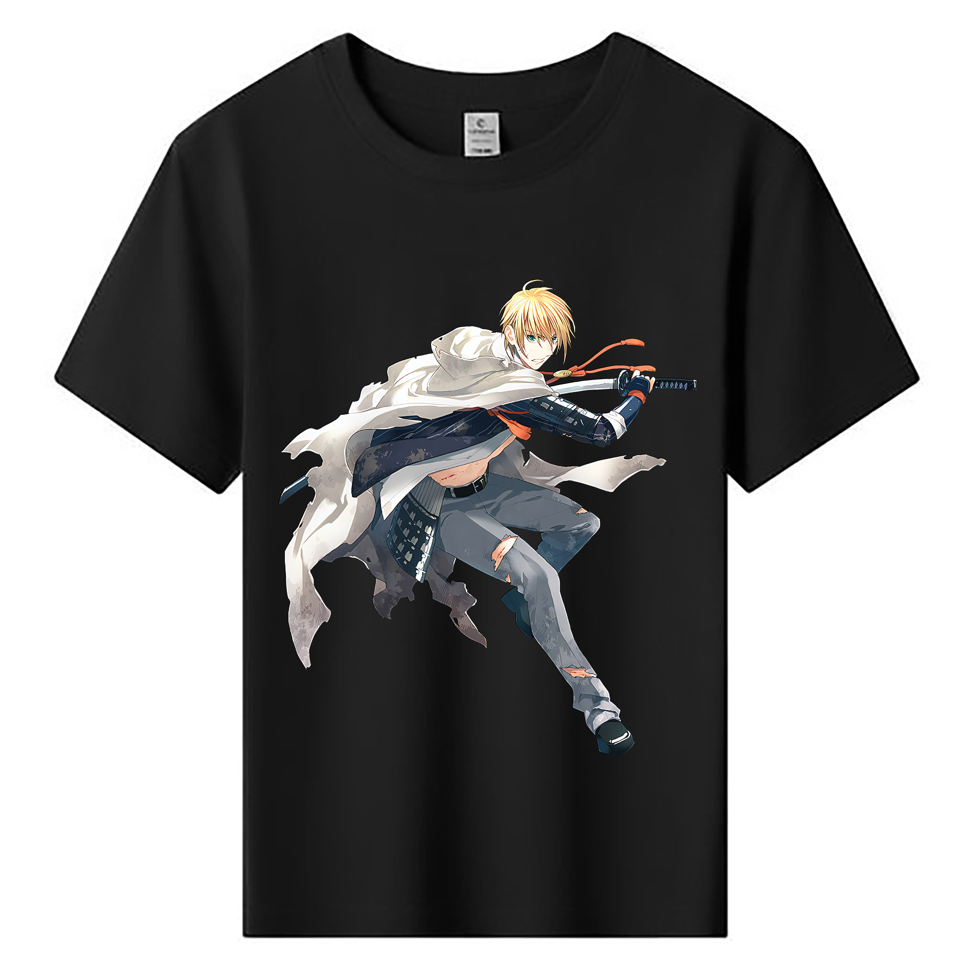 （画像用） 刀剣乱舞 Touken Ranbu 綿100％キッズTシャツ（フロントプリント）
