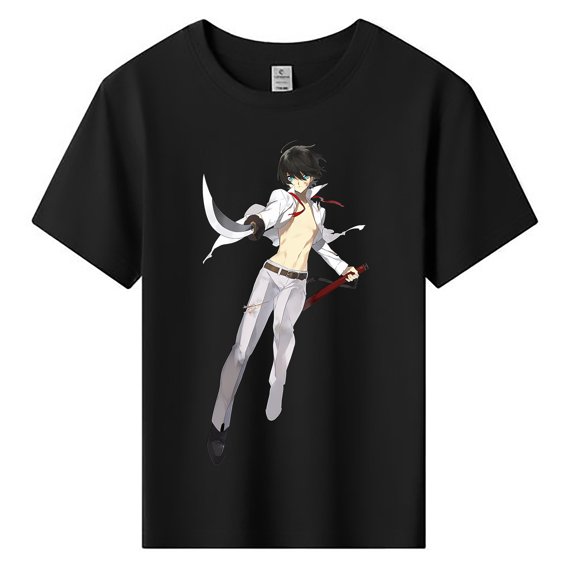 （画像用） 刀剣乱舞 Touken Ranbu 綿100％キッズTシャツ（フロントプリント）
