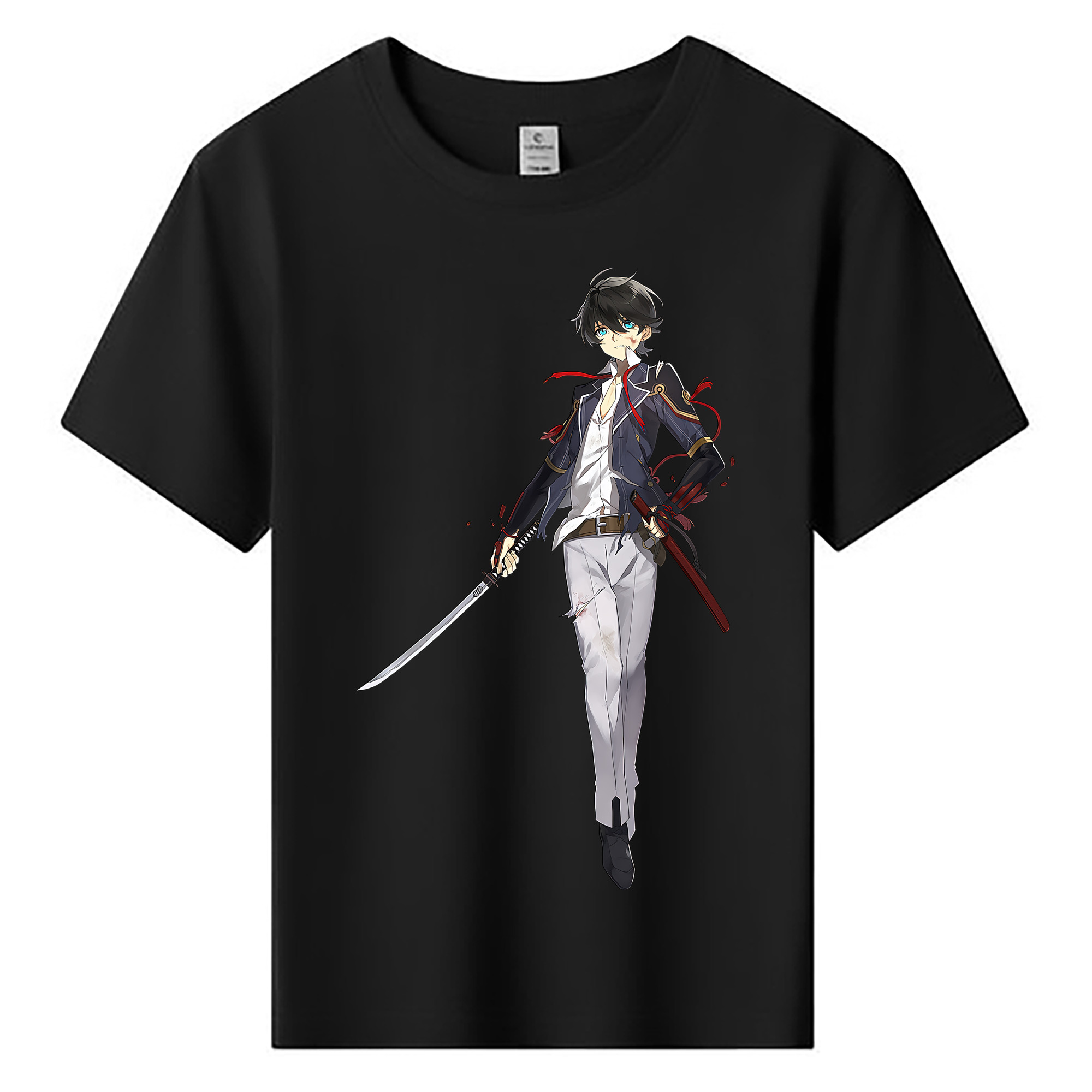 （画像用） 刀剣乱舞 Touken Ranbu 綿100％キッズTシャツ（フロントプリント）