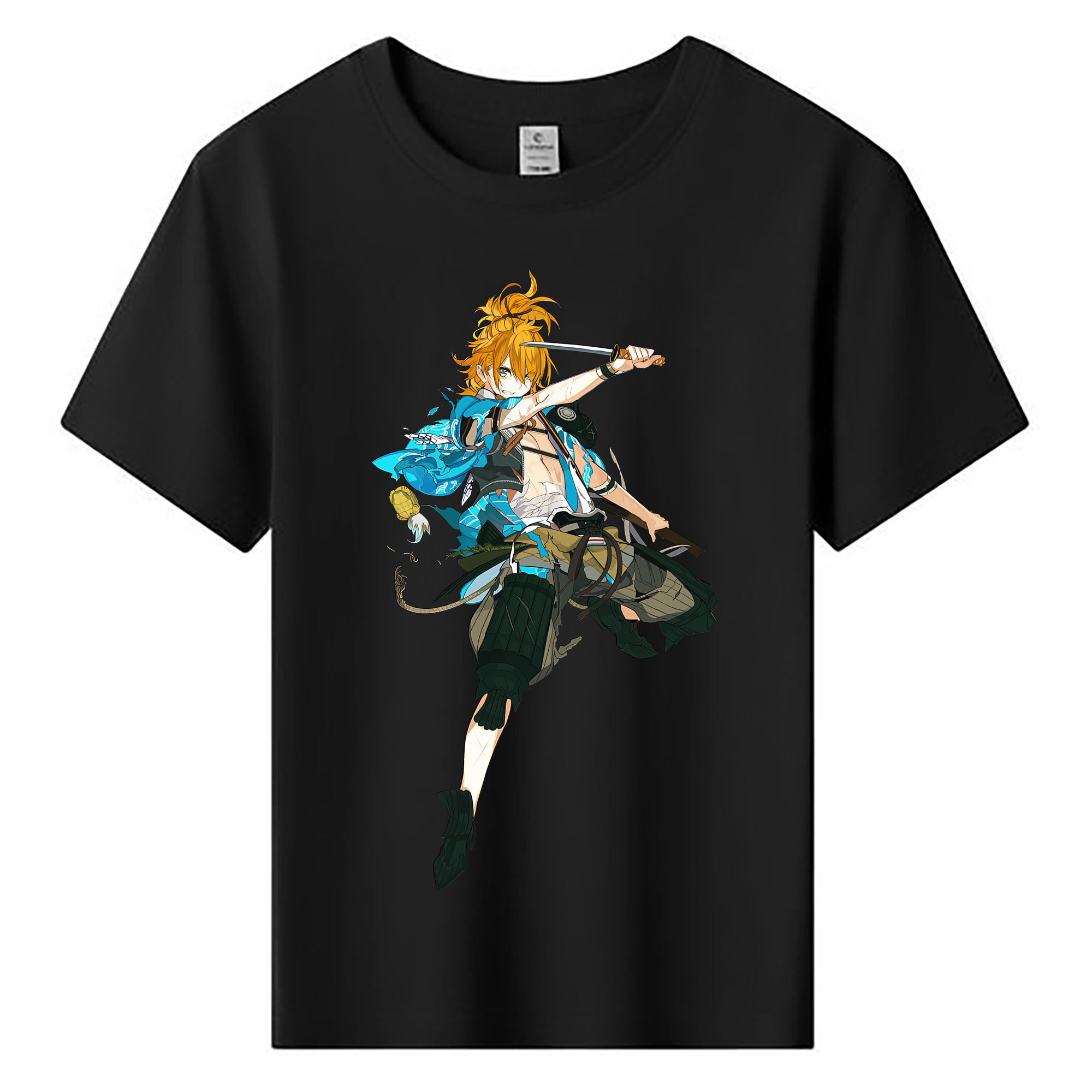 （画像用） 刀剣乱舞 Touken Ranbu 綿100％キッズTシャツ（フロントプリント）