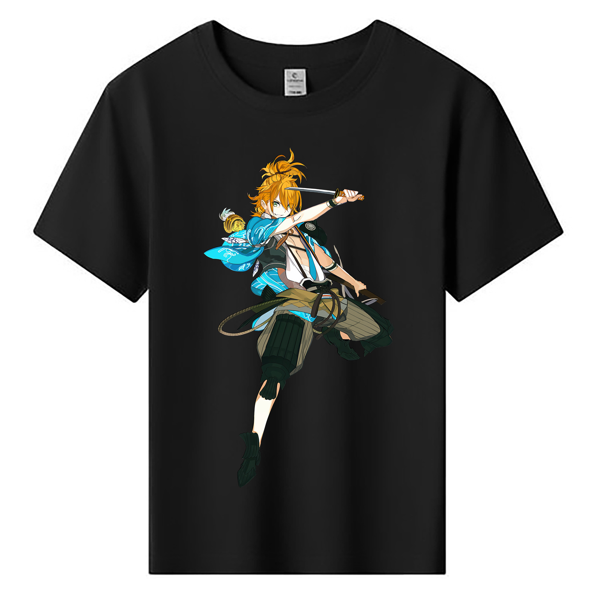 （画像用） 刀剣乱舞 Touken Ranbu 綿100％キッズTシャツ（フロントプリント）