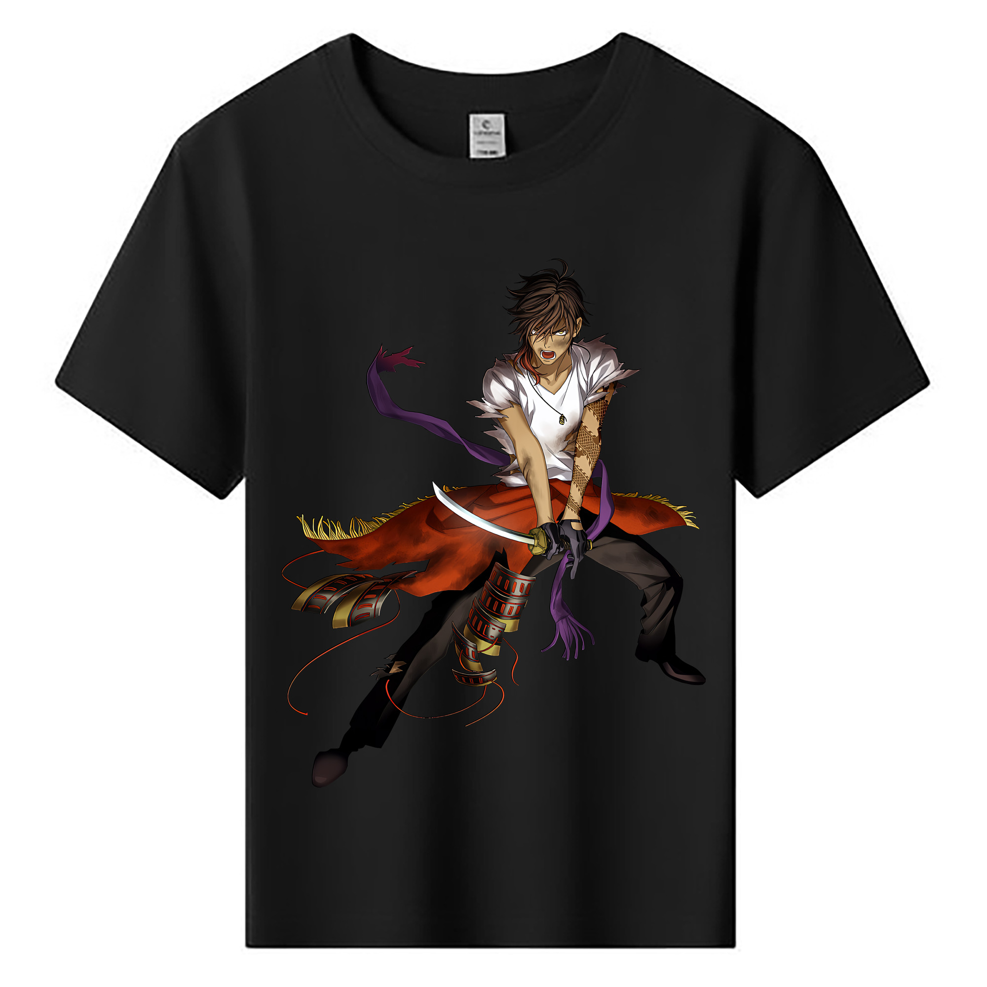 （画像用） 刀剣乱舞 Touken Ranbu 綿100％キッズTシャツ（フロントプリント）