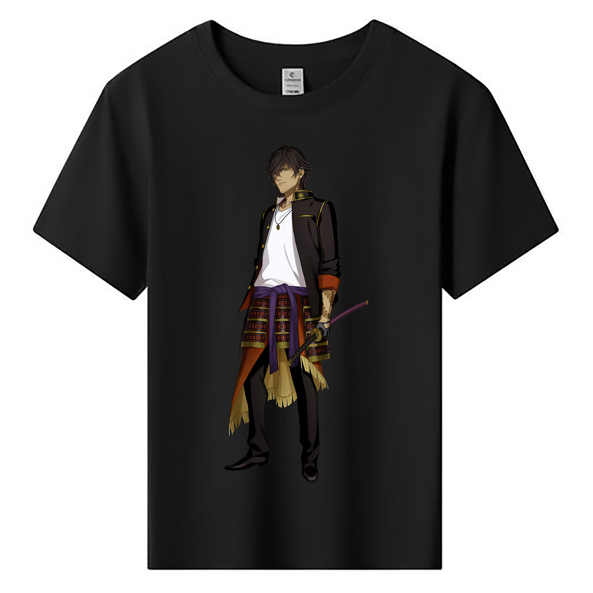 （画像用） 刀剣乱舞 Touken Ranbu 綿100％キッズTシャツ（フロントプリント）