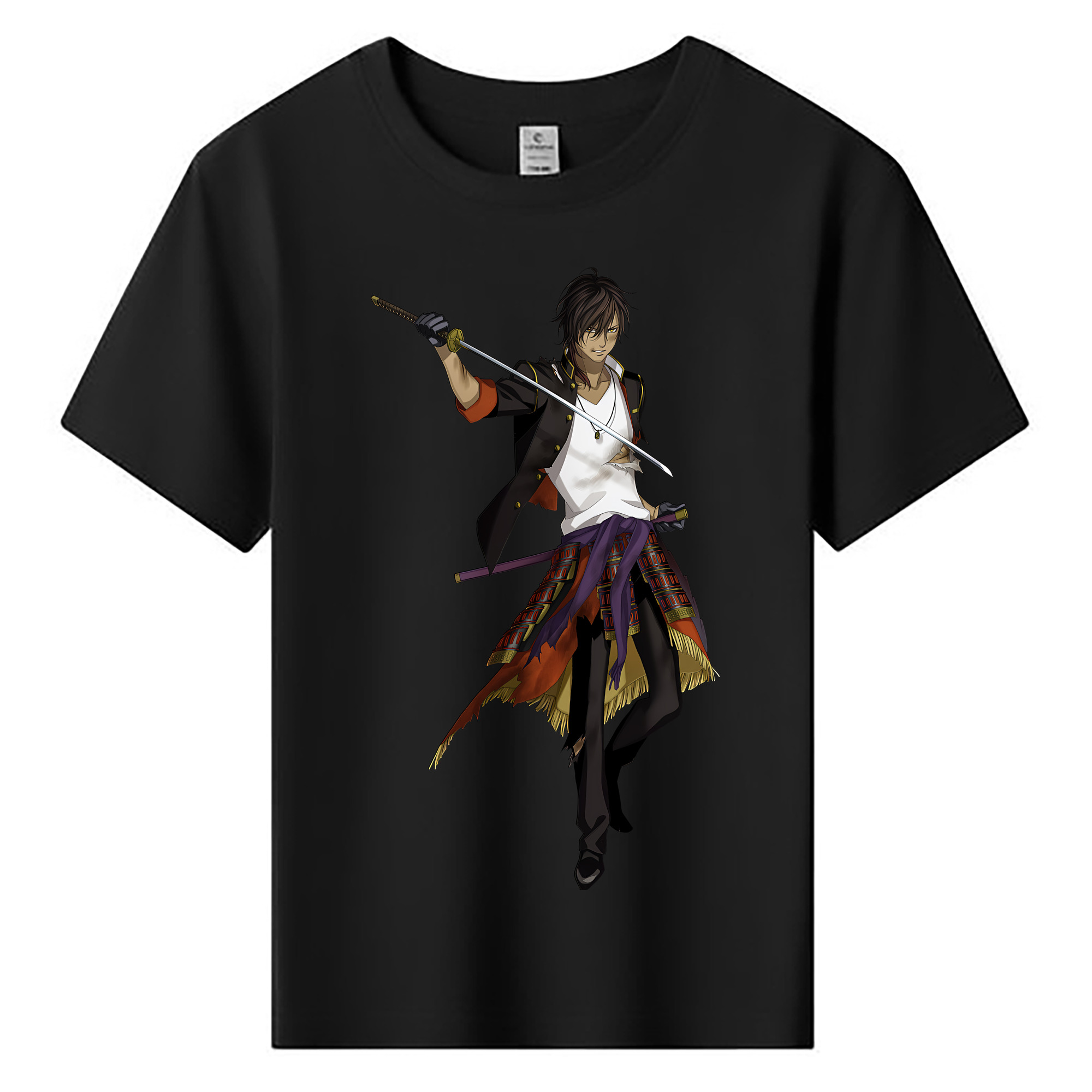 （画像用） 刀剣乱舞 Touken Ranbu 綿100％キッズTシャツ（フロントプリント）