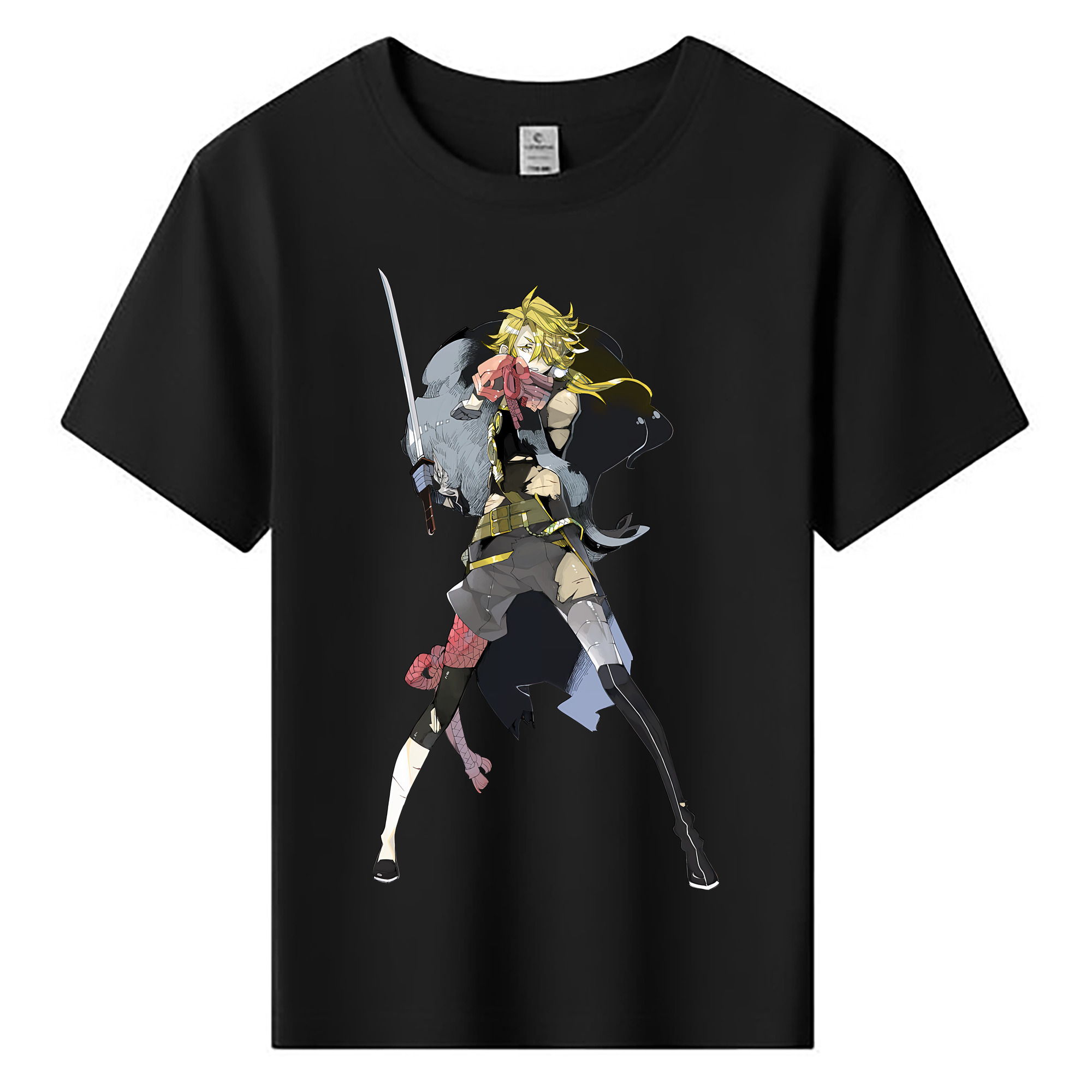 （画像用） 刀剣乱舞 Touken Ranbu 綿100％キッズTシャツ（フロントプリント）