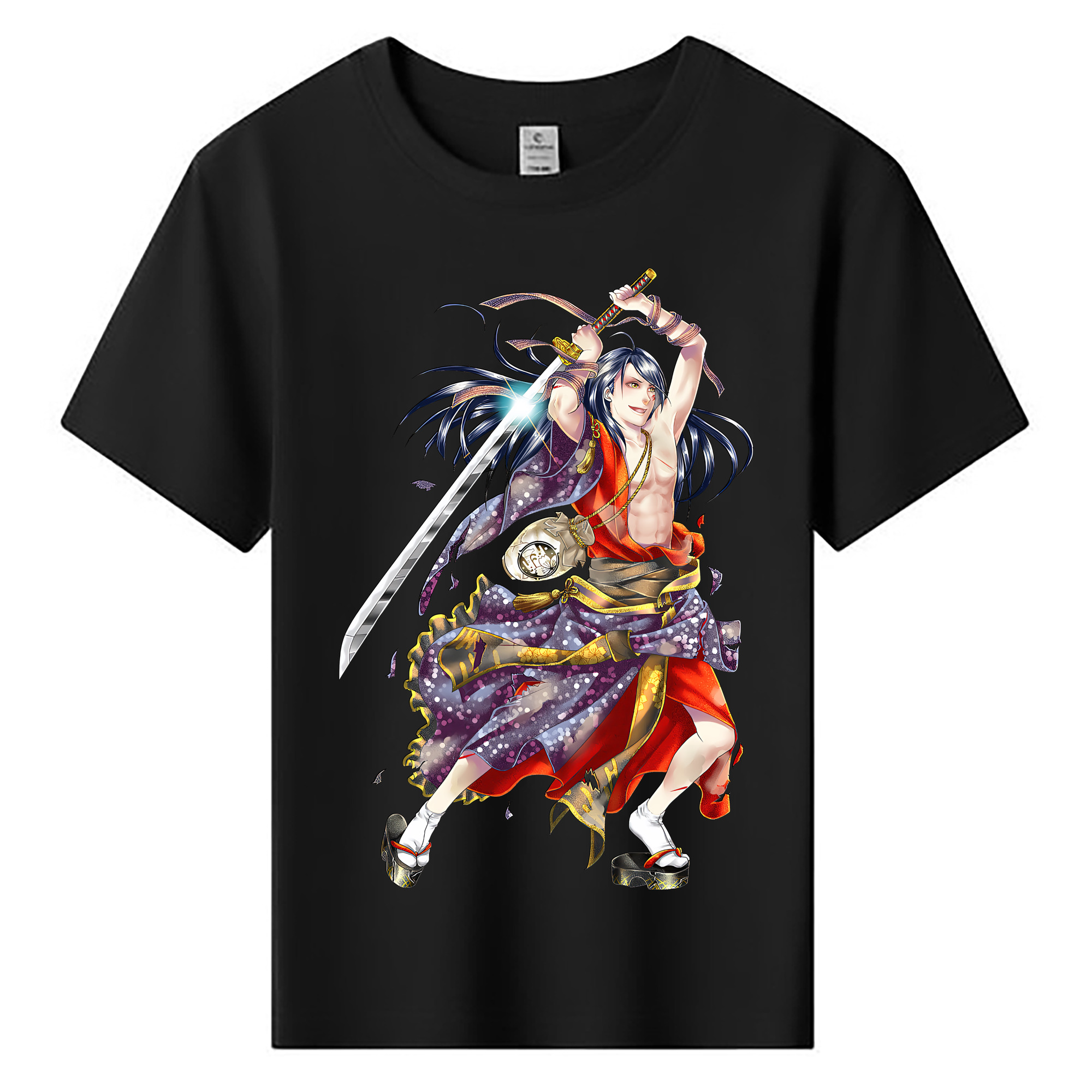 （画像用） 刀剣乱舞 Touken Ranbu 綿100％キッズTシャツ（フロントプリント）