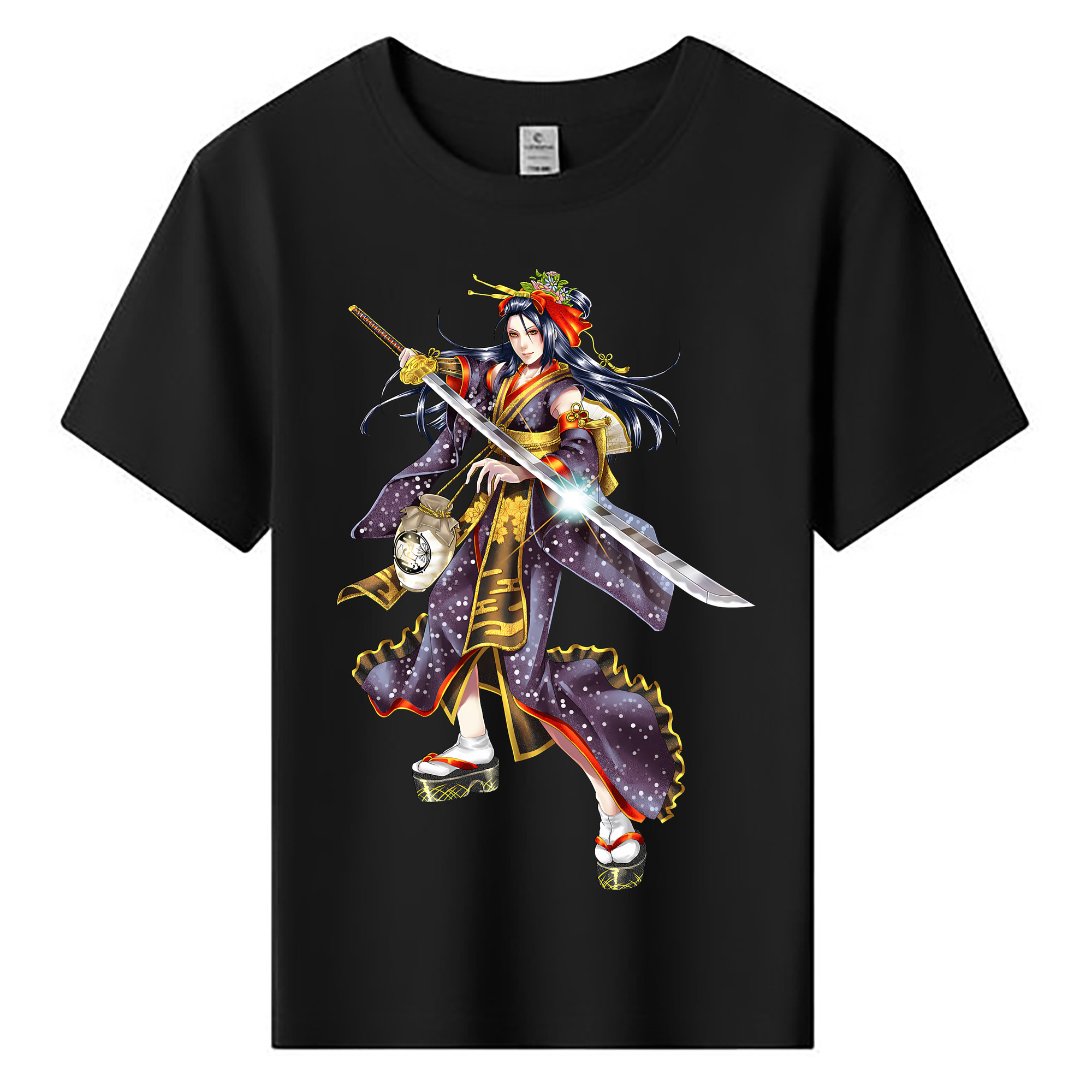 （画像用） 刀剣乱舞 Touken Ranbu 綿100％キッズTシャツ（フロントプリント）
