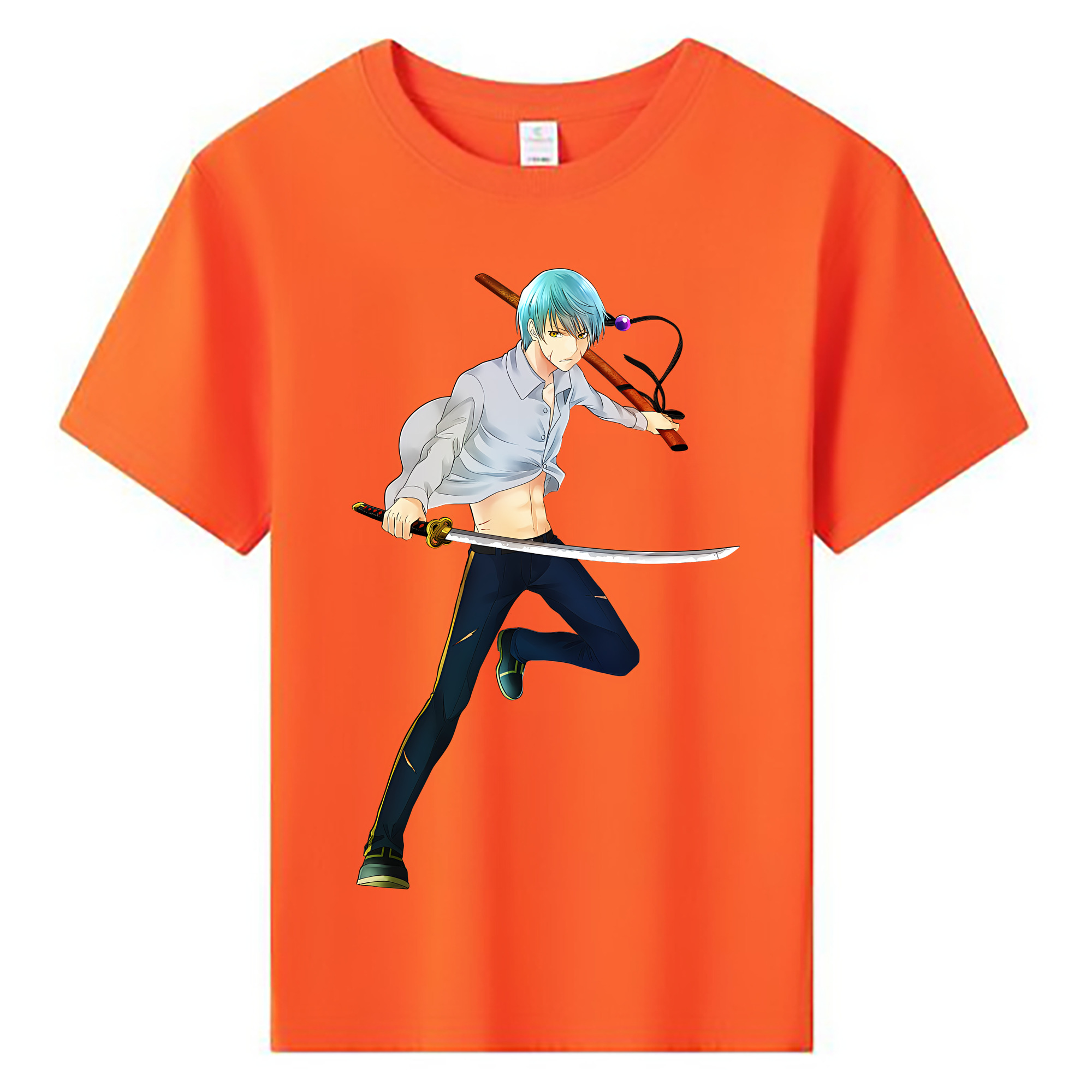 （画像用） 刀剣乱舞 Touken Ranbu 綿100％キッズTシャツ（フロントプリント）