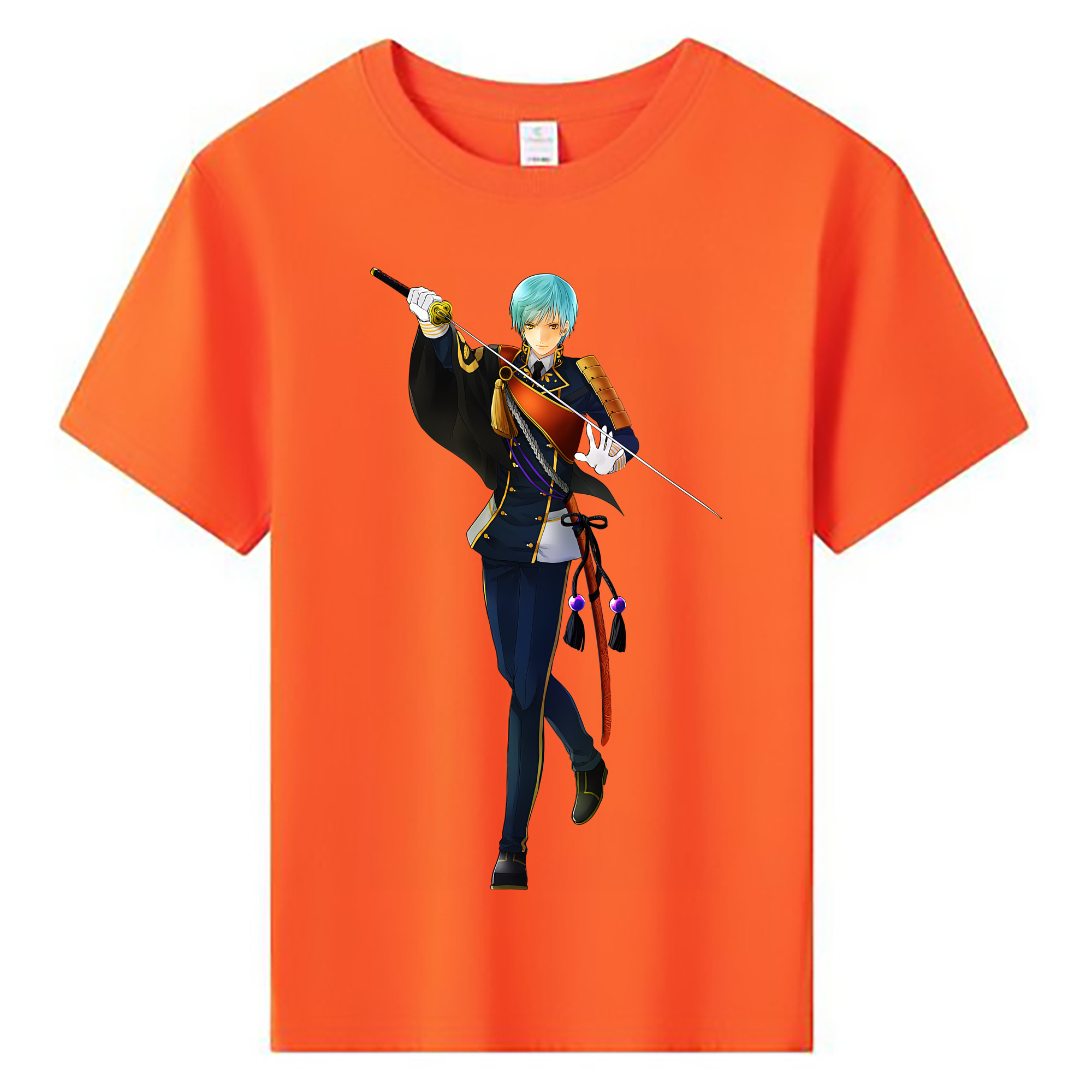 （画像用） 刀剣乱舞 Touken Ranbu 綿100％キッズTシャツ（フロントプリント）