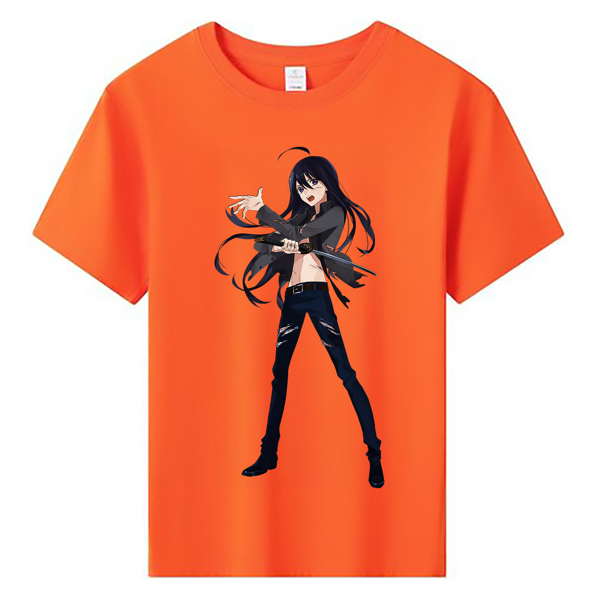 （画像用） 刀剣乱舞 Touken Ranbu 綿100％キッズTシャツ（フロントプリント）