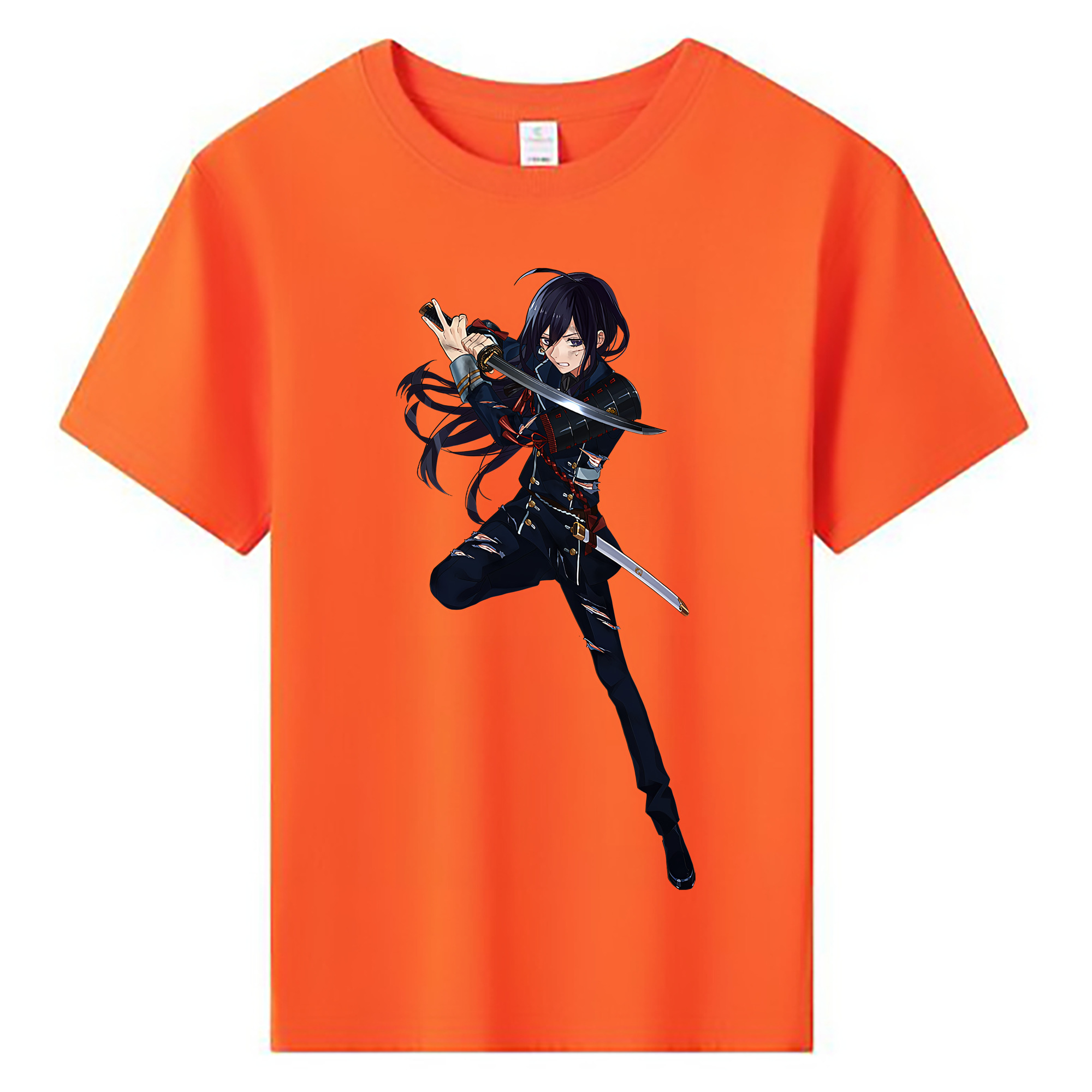 （画像用） 刀剣乱舞 Touken Ranbu 綿100％キッズTシャツ（フロントプリント）