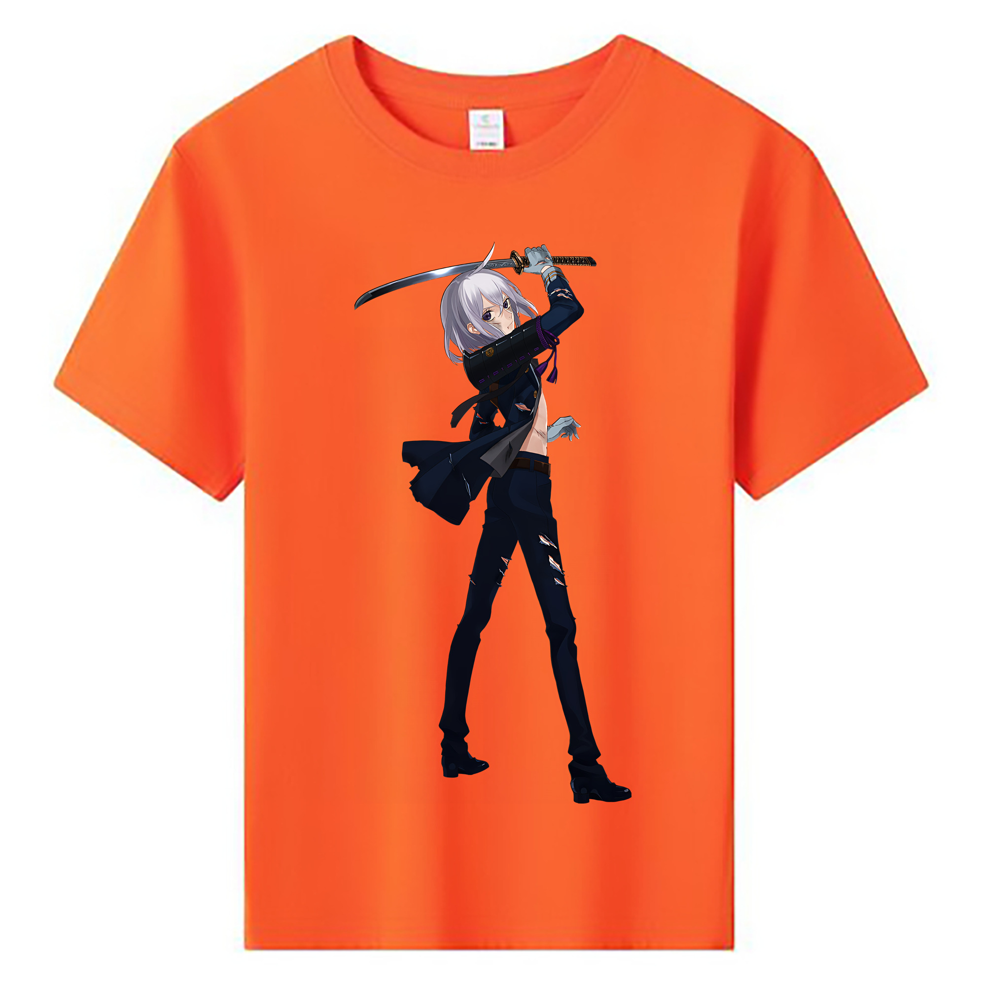 （画像用） 刀剣乱舞 Touken Ranbu 綿100％キッズTシャツ（フロントプリント）