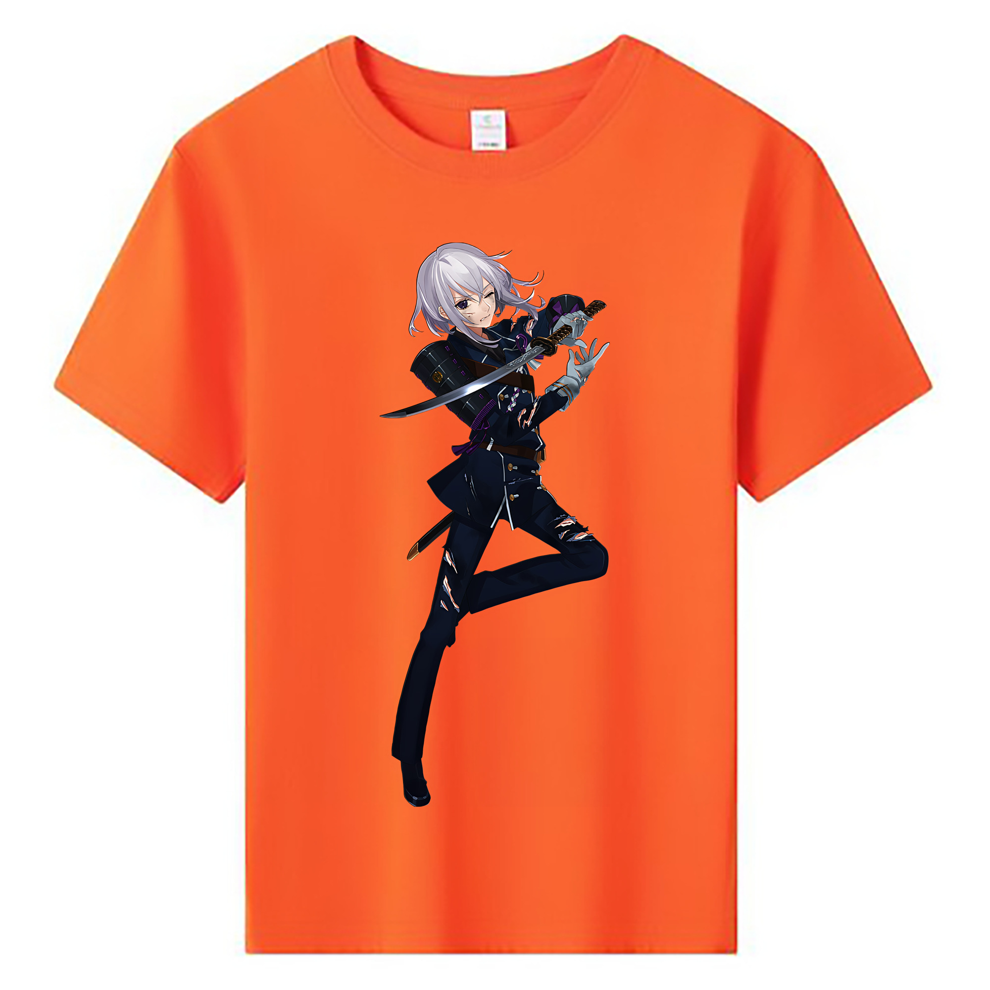 （画像用） 刀剣乱舞 Touken Ranbu 綿100％キッズTシャツ（フロントプリント）