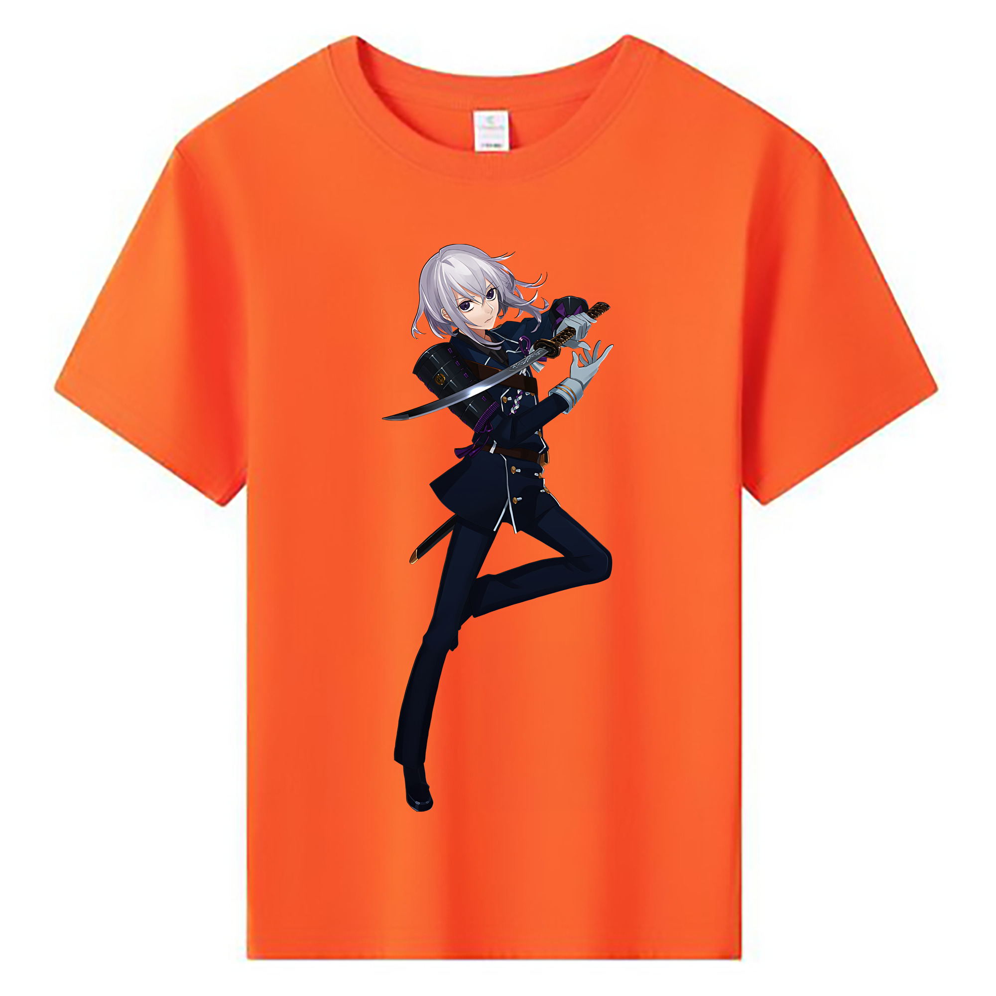 （画像用） 刀剣乱舞 Touken Ranbu 綿100％キッズTシャツ（フロントプリント）
