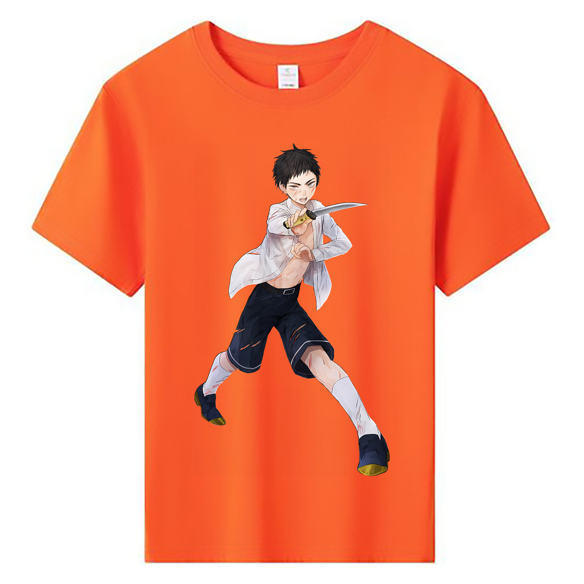 （画像用） 刀剣乱舞 Touken Ranbu 綿100％キッズTシャツ（フロントプリント）
